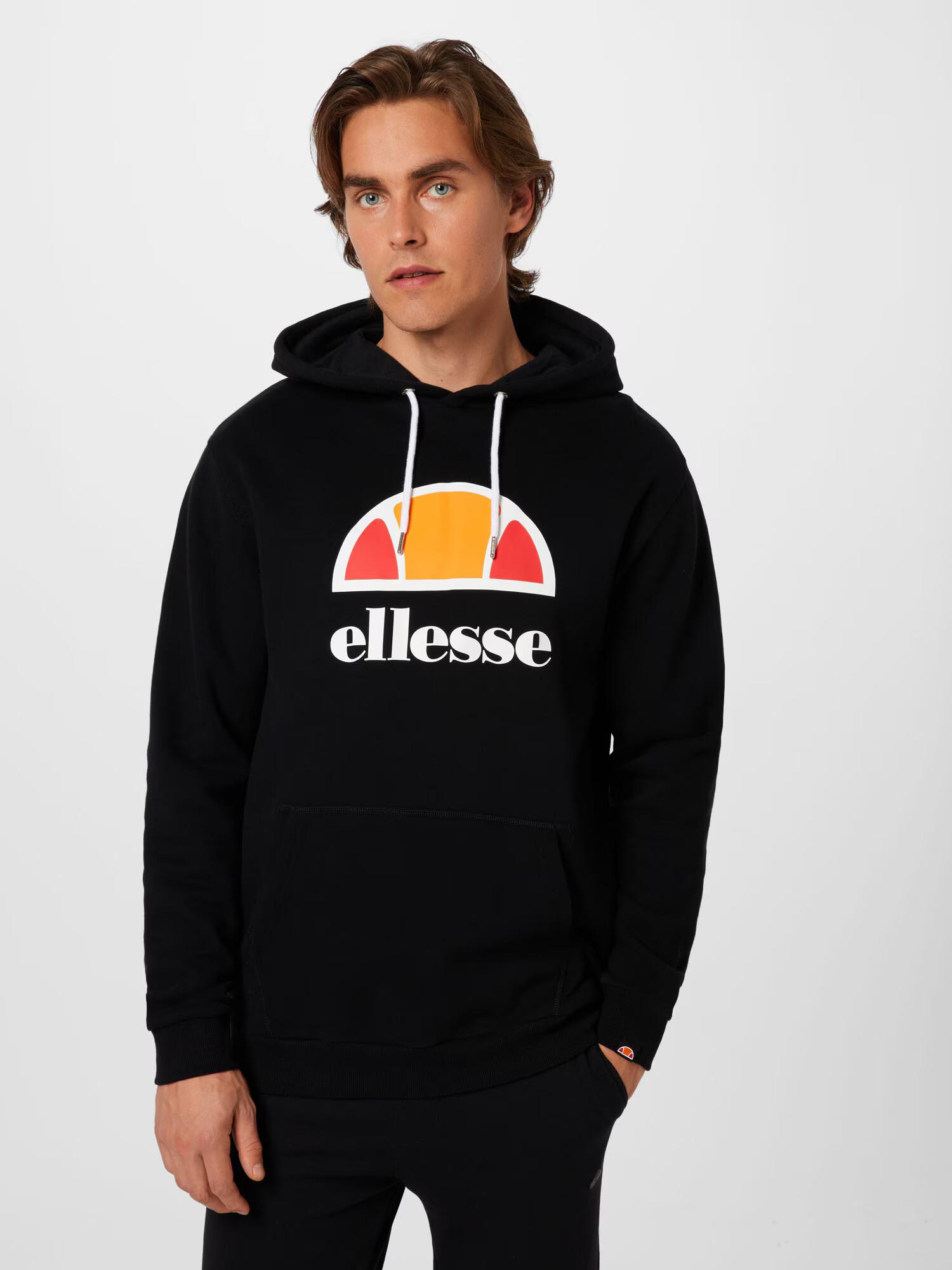 ELLESSE Hanorac sport 'Dahryl' portocaliu / roșu pepene / negru / alb - Pled.ro