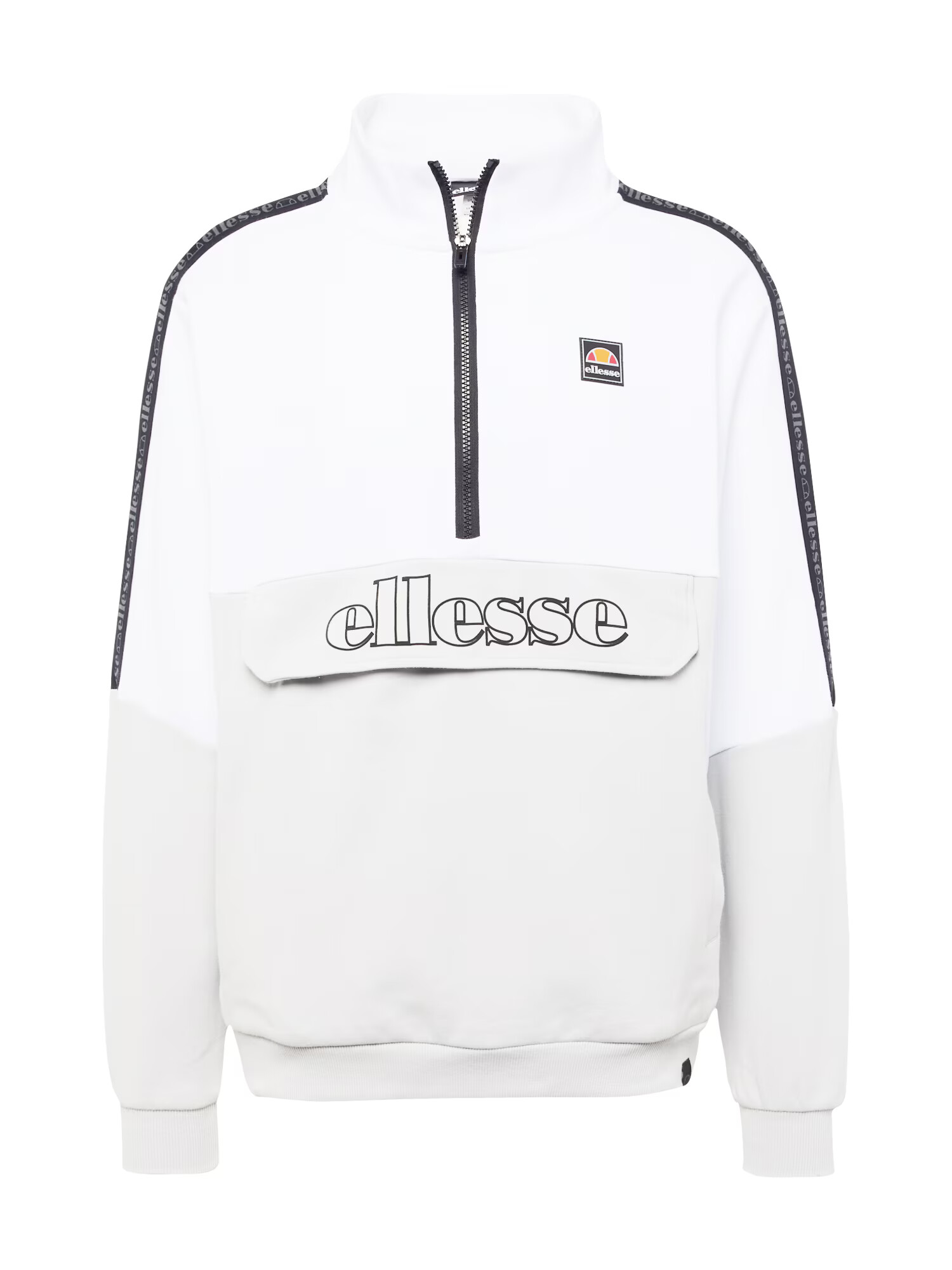 ELLESSE Hanorac sport 'Gerguna' gri deschis / portocaliu / negru / alb - Pled.ro