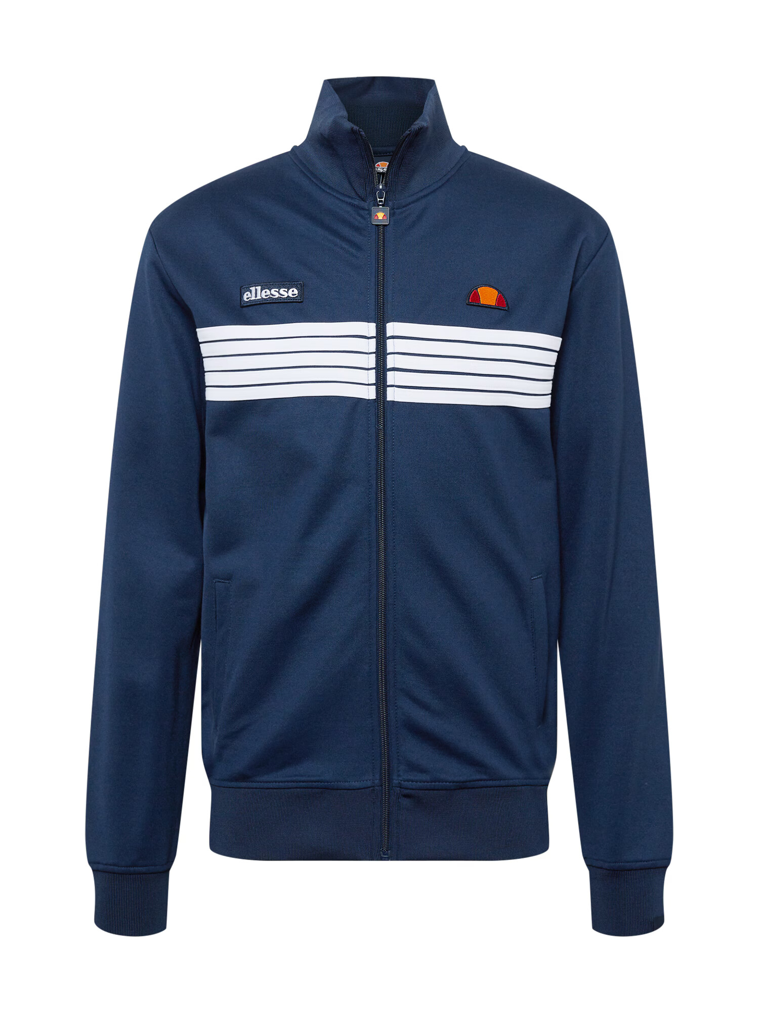 ELLESSE Hanorac 'Vicenza' bleumarin / portocaliu / roșu / alb - Pled.ro