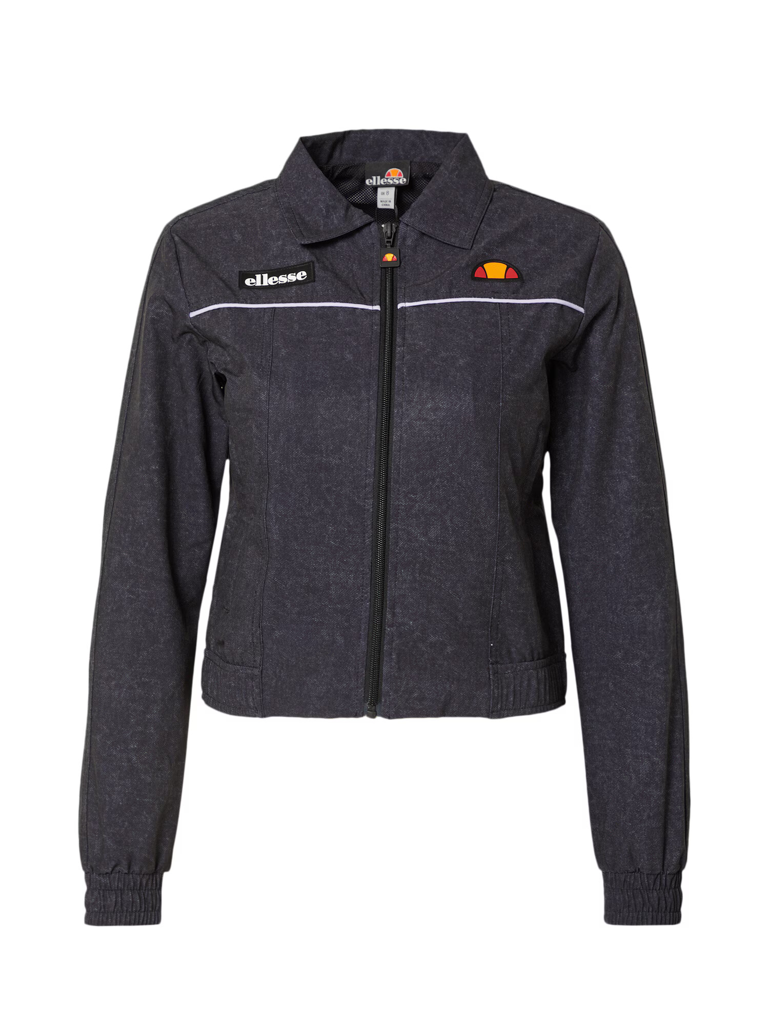 ELLESSE Jachetă de trening portocaliu mandarină / roșu rodie / negru denim / alb - Pled.ro