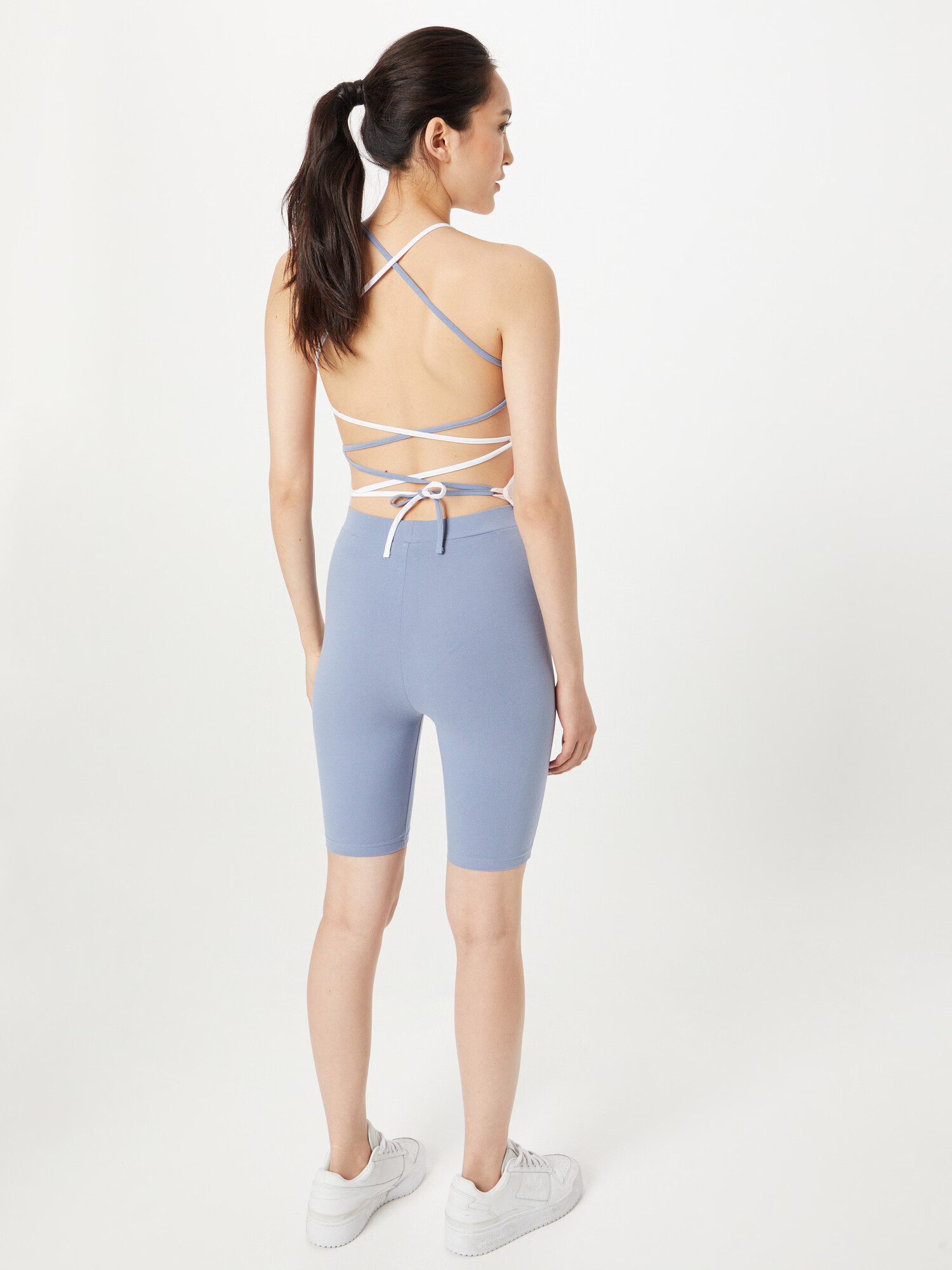 ELLESSE Leggings 'Classicista' albastru deschis / alb - Pled.ro