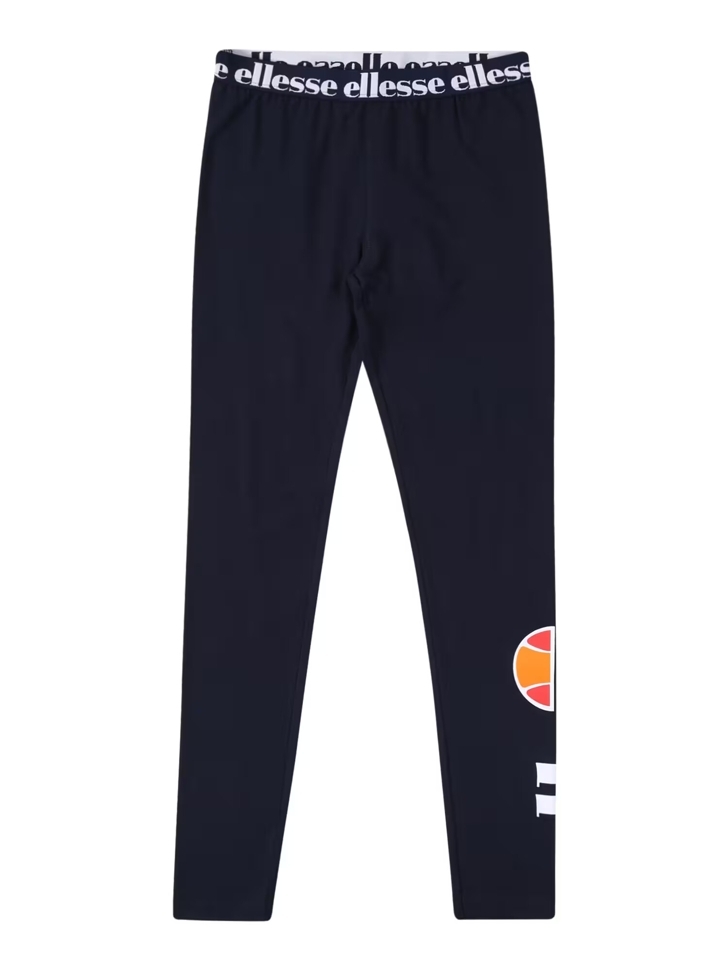 ELLESSE Leggings 'Fabi' bleumarin / portocaliu / roșu pepene / alb - Pled.ro