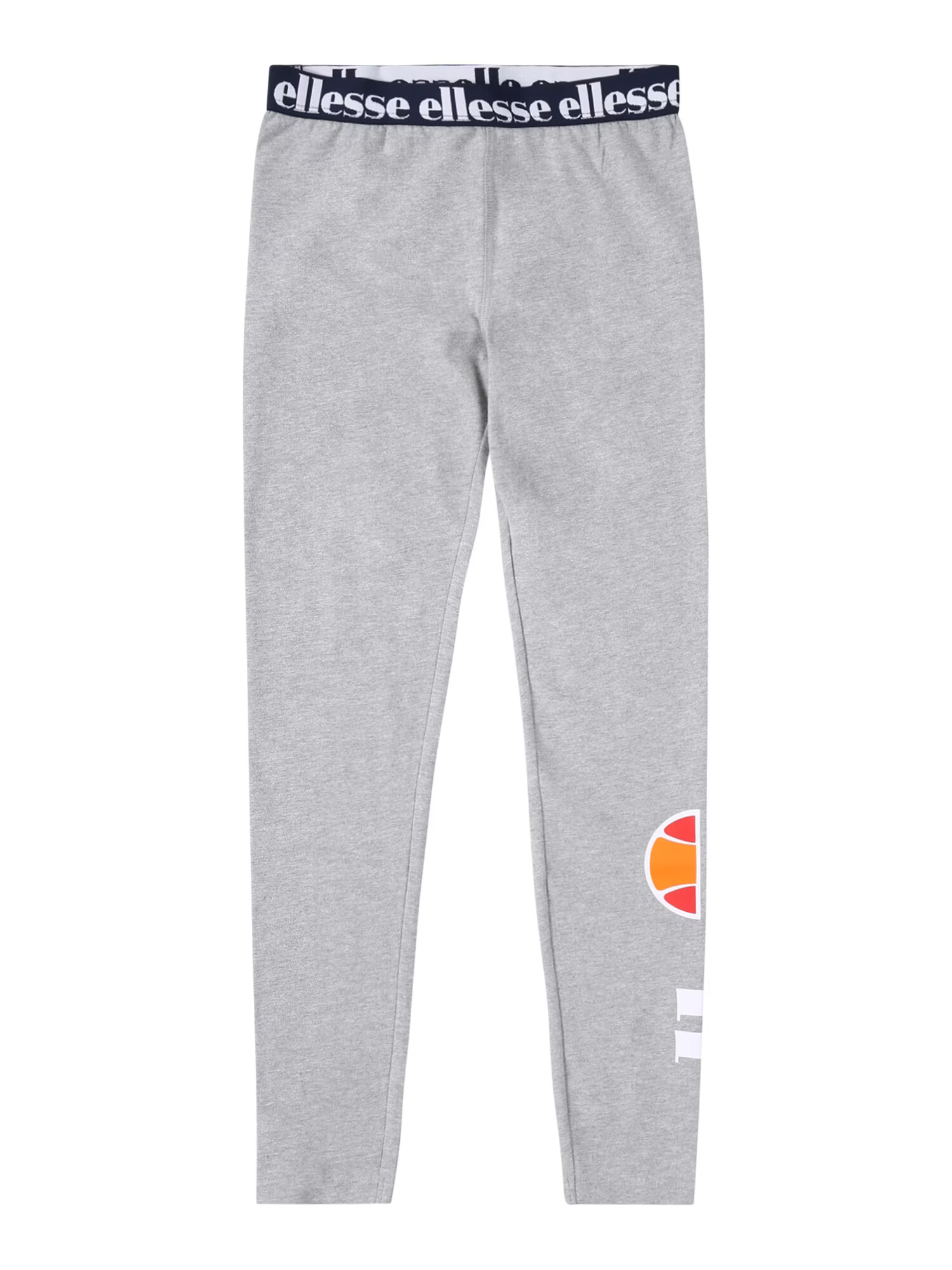 ELLESSE Leggings 'Fabi' gri amestecat / portocaliu / roșu pepene / alb - Pled.ro