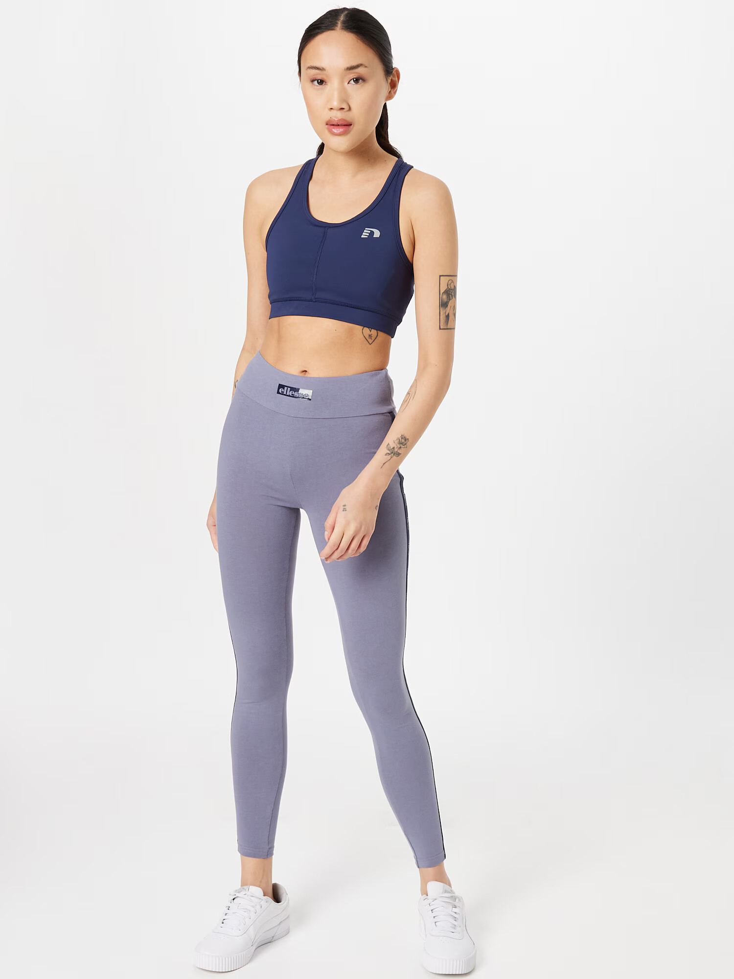 ELLESSE Leggings mov deschis / negru - Pled.ro