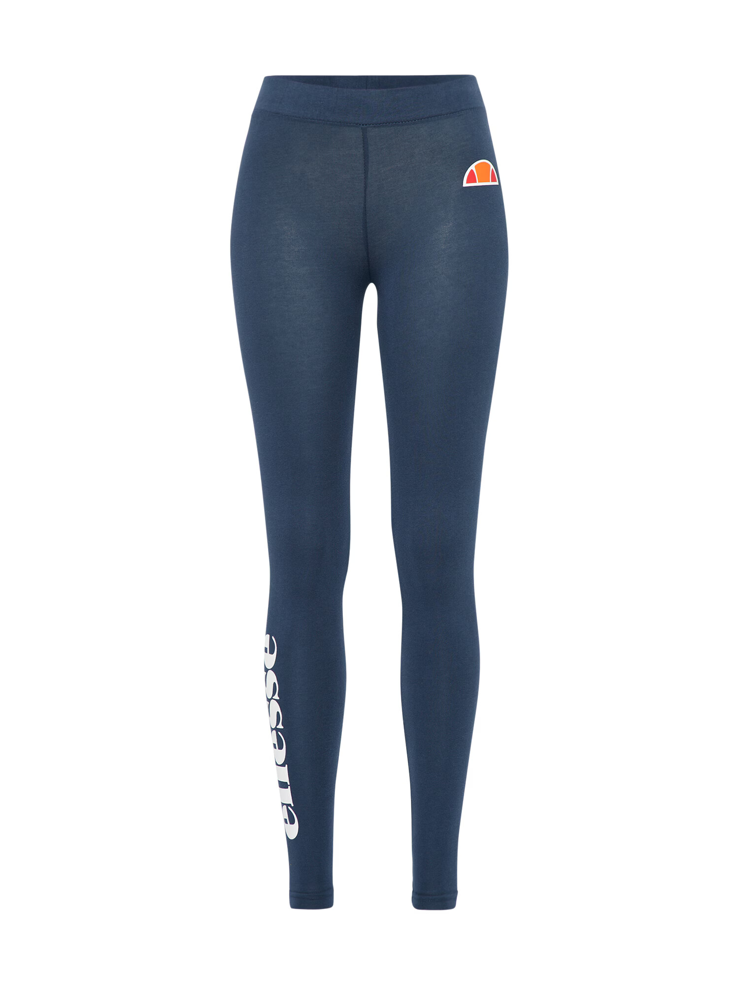 ELLESSE Leggings 'Solos 2' bleumarin / portocaliu mandarină / roșu rodie / alb - Pled.ro