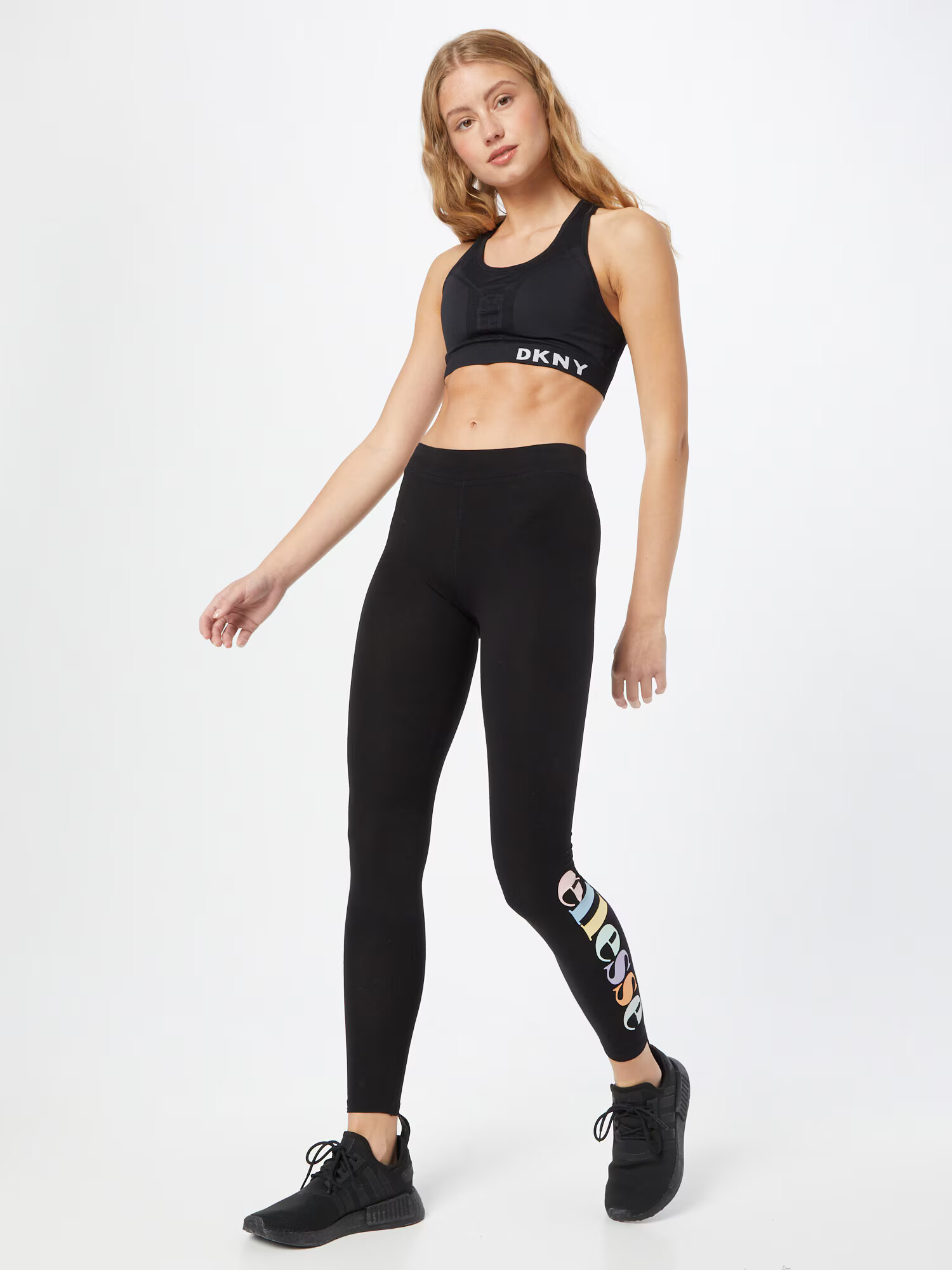 ELLESSE Leggings 'Tilly' albastru deschis / galben deschis / mov deschis / negru - Pled.ro