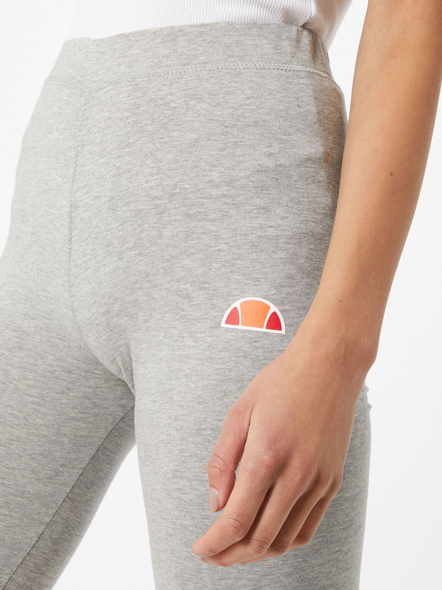 ELLESSE Leggings 'Tour' gri amestecat / portocaliu / roșu / alb - Pled.ro