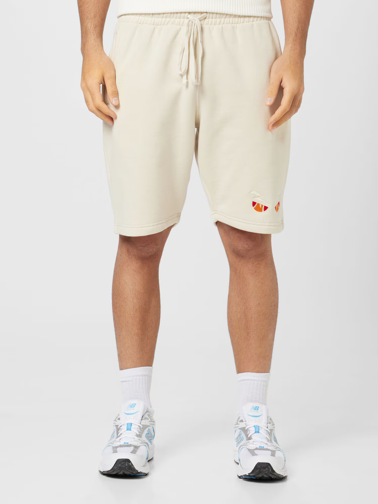 ELLESSE Pantaloni 'Agusto' bej / portocaliu / roșu - Pled.ro