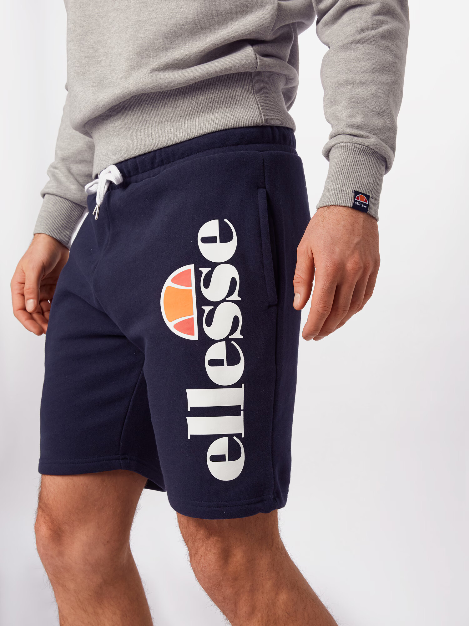 ELLESSE Pantaloni 'Bossini' albastru marin / roșu / alb - Pled.ro