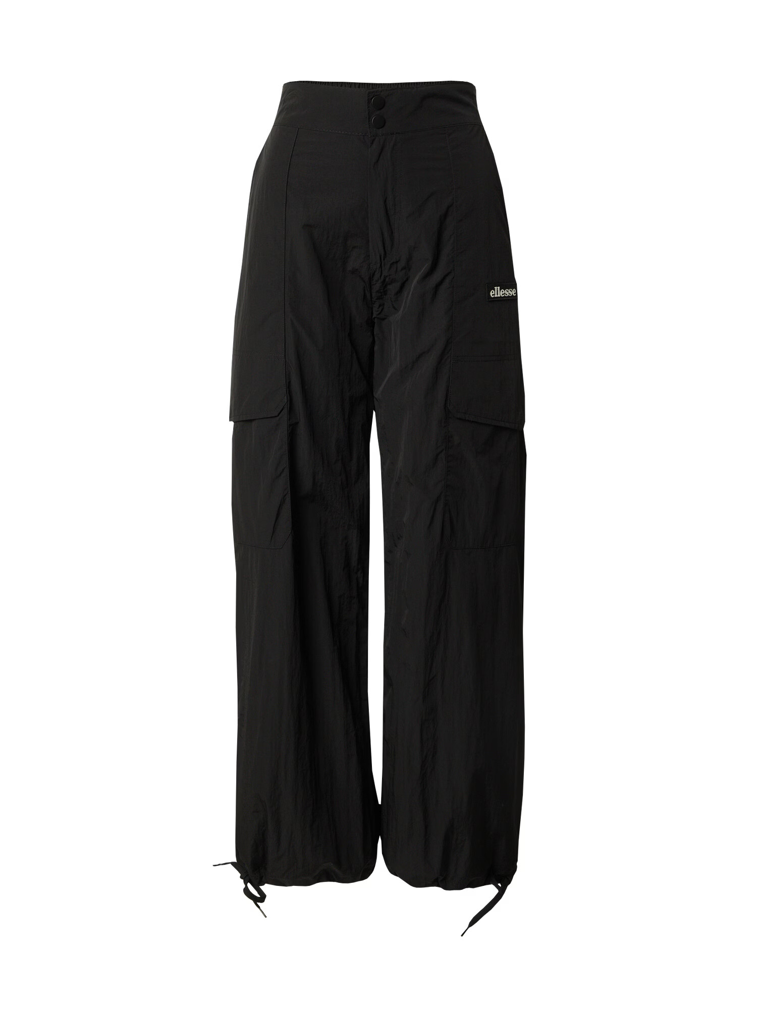 ELLESSE Pantaloni cu buzunare negru / alb - Pled.ro