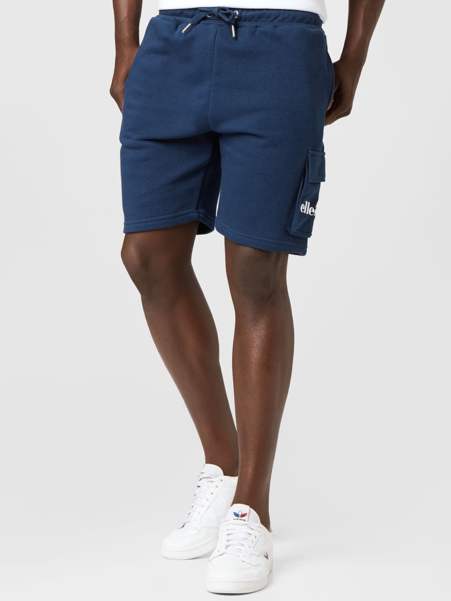 ELLESSE Pantaloni cu buzunare 'Sica' bleumarin / alb - Pled.ro