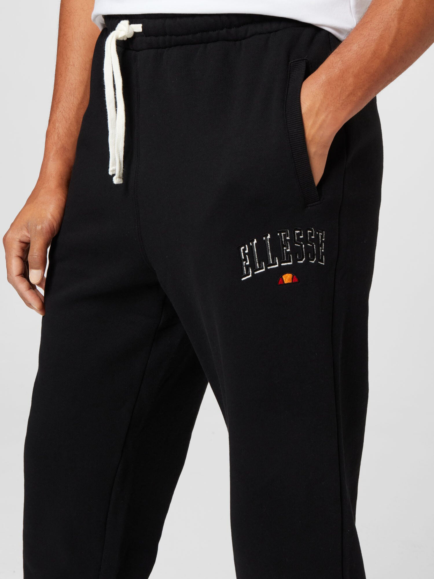 ELLESSE Pantaloni galben citron / roșu orange / negru / alb - Pled.ro