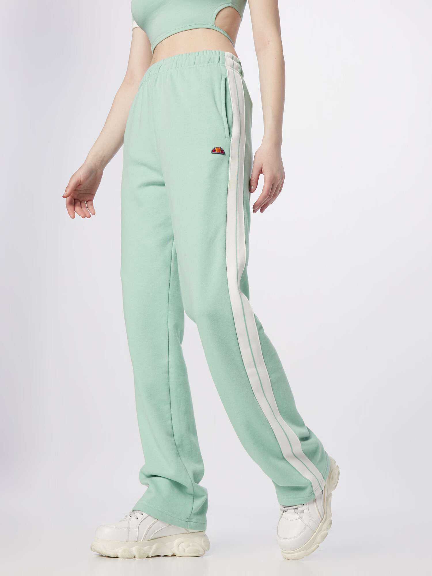 ELLESSE Pantaloni 'Jance' crem / verde mentă - Pled.ro