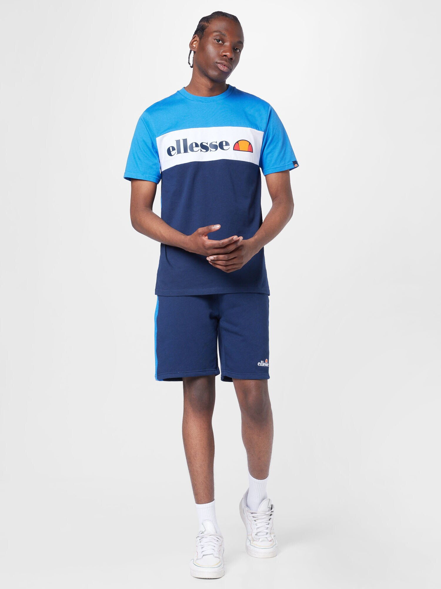 ELLESSE Pantaloni 'Peris' bleumarin / albastru deschis - Pled.ro