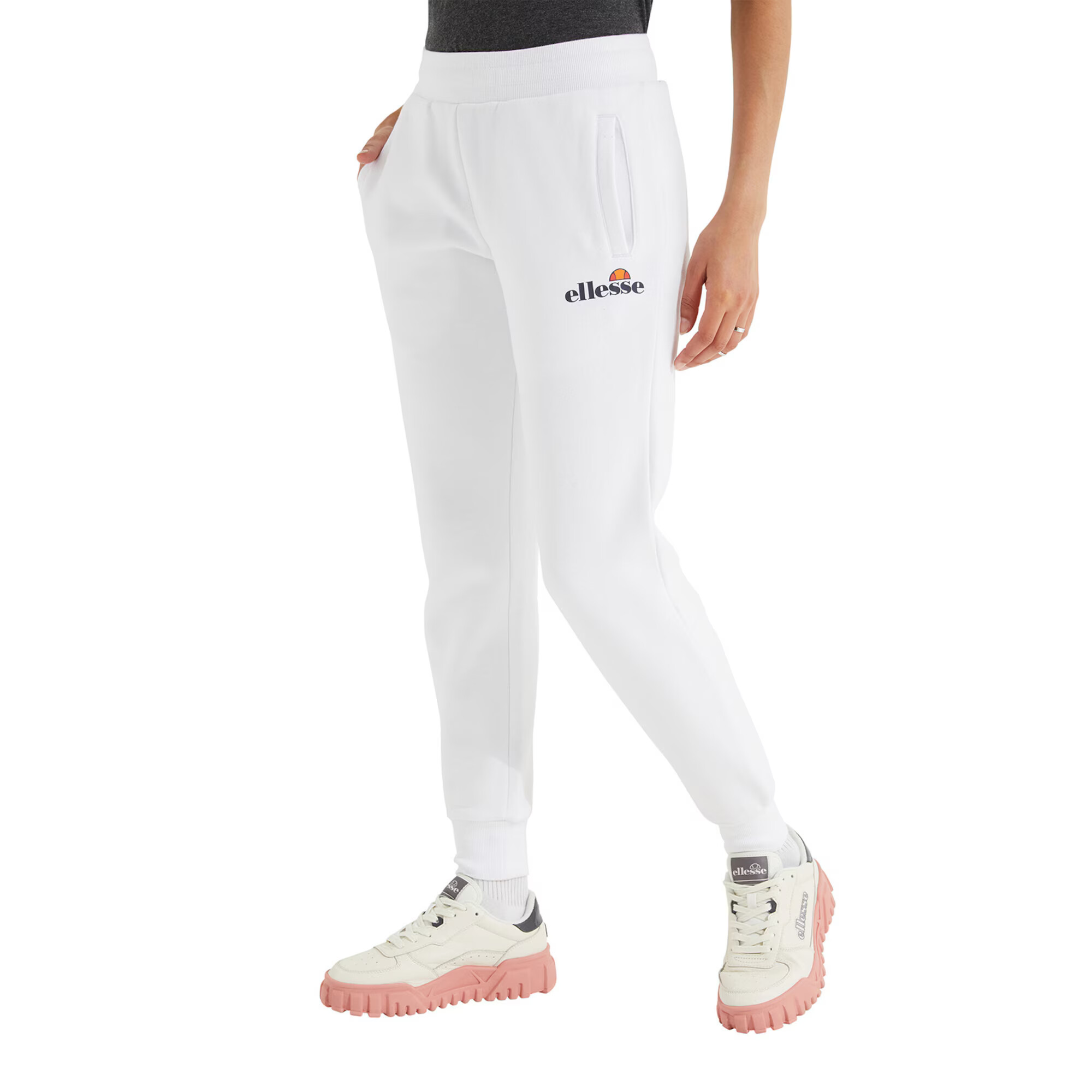 ELLESSE Pantaloni portocaliu / negru / alb - Pled.ro