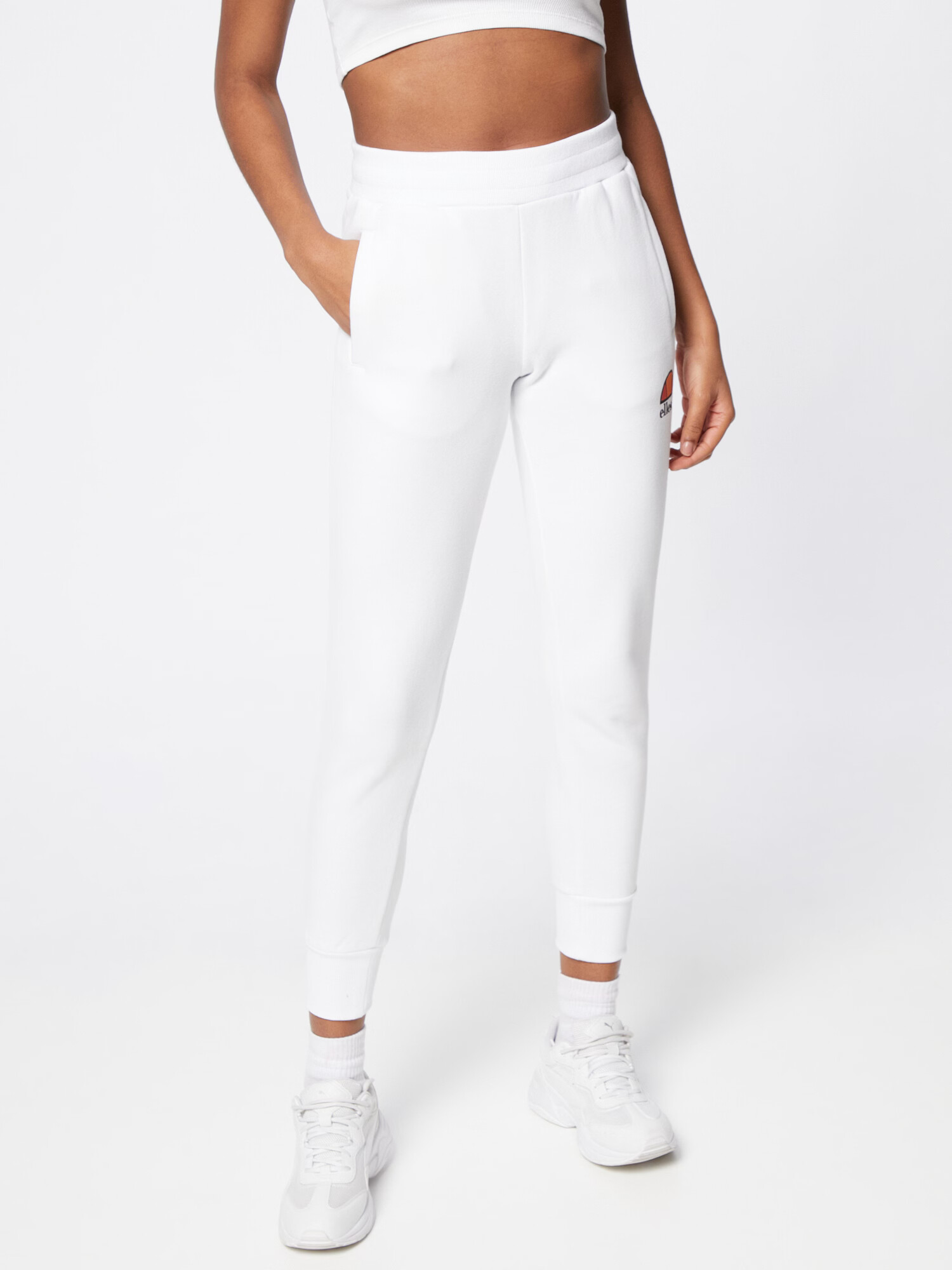 ELLESSE Pantaloni 'QUEENSTOWN' alb - Pled.ro