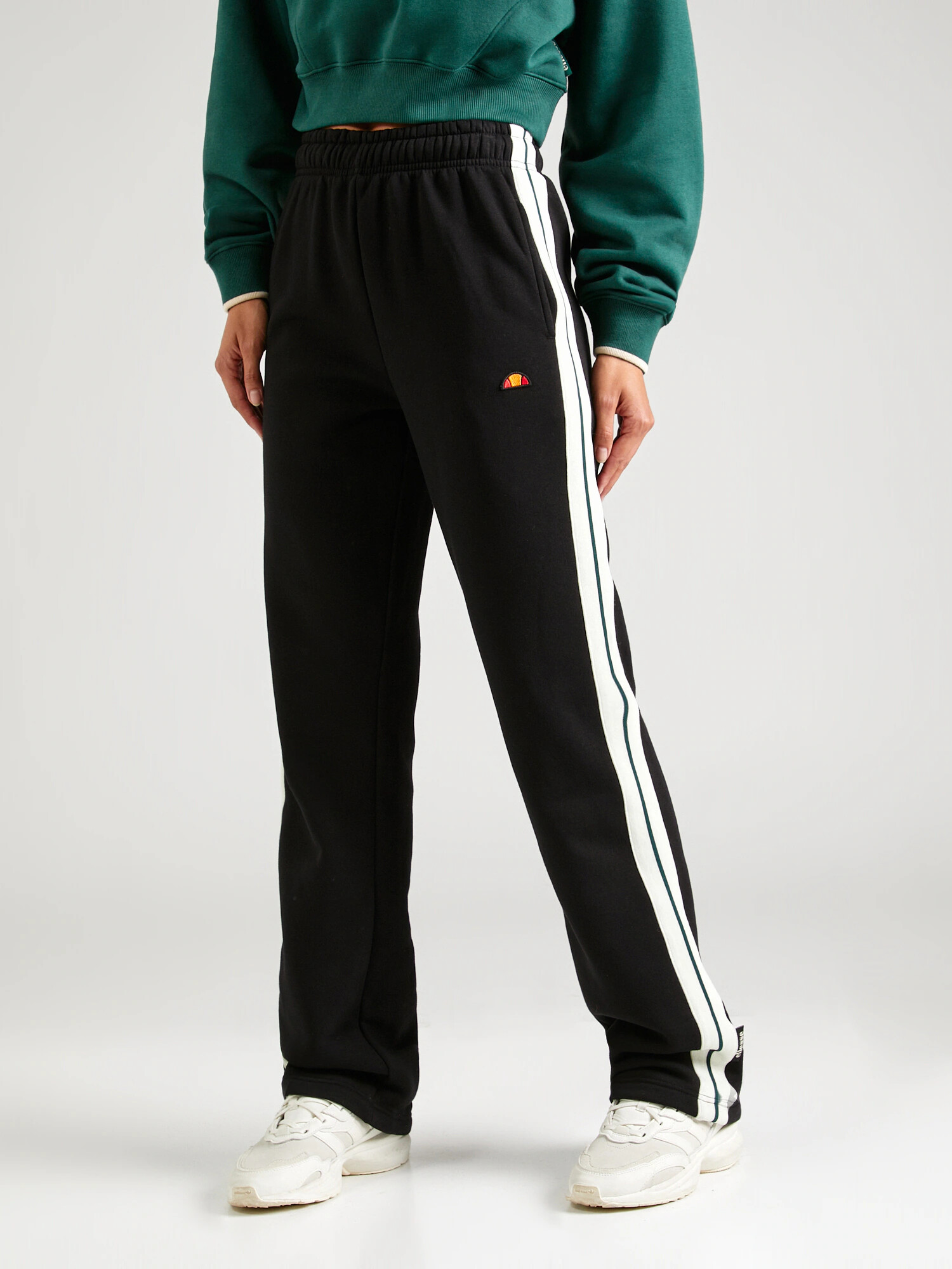 ELLESSE Pantaloni 'Radice' negru / alb - Pled.ro