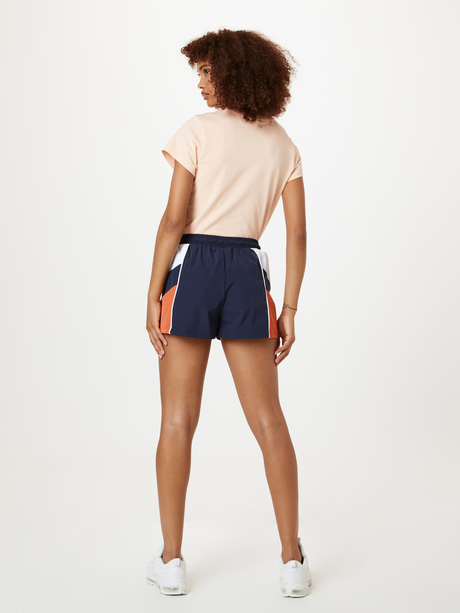 ELLESSE Pantaloni sport albastru închis / portocaliu / alb - Pled.ro