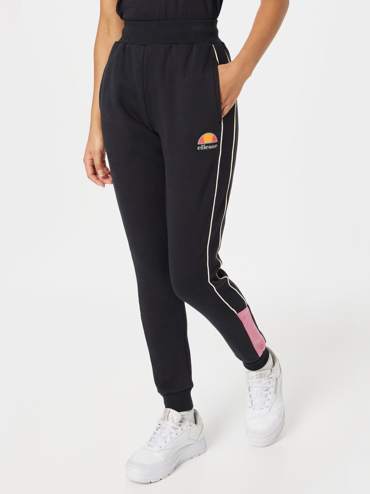 ELLESSE Pantaloni sport 'America' portocaliu / roz / negru / alb - Pled.ro