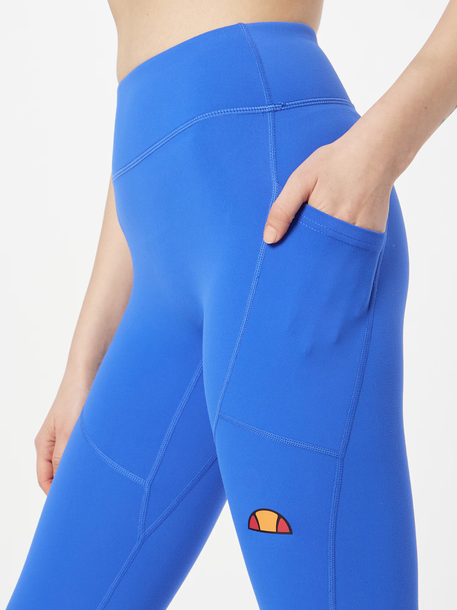 ELLESSE Pantaloni sport 'Dazzling' azuriu / portocaliu / roșu - Pled.ro