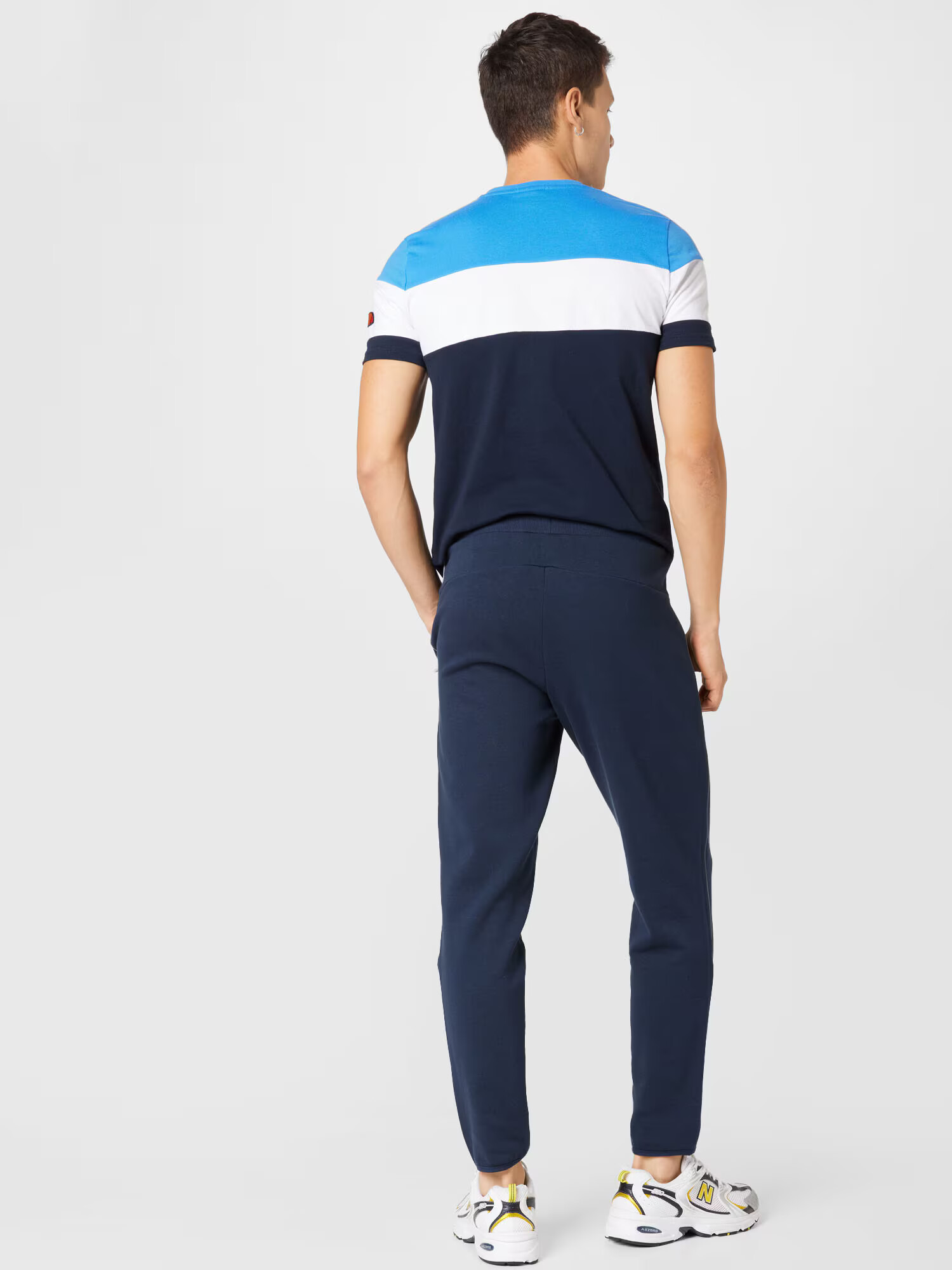 ELLESSE Pantaloni sport 'Diruta' bleumarin / portocaliu / alb - Pled.ro