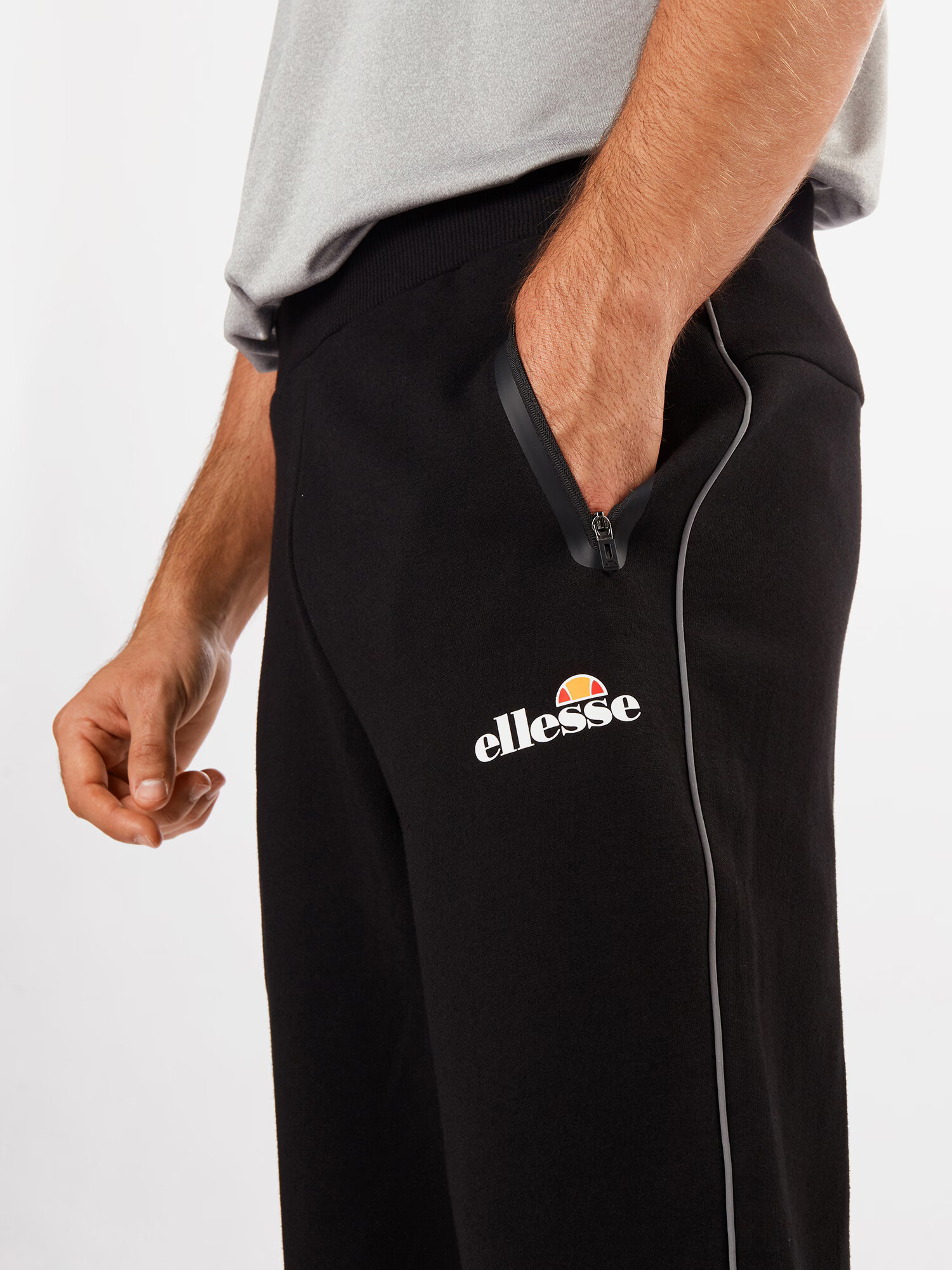 ELLESSE Pantaloni sport 'Diruta' portocaliu deschis / roșu / negru / alb - Pled.ro