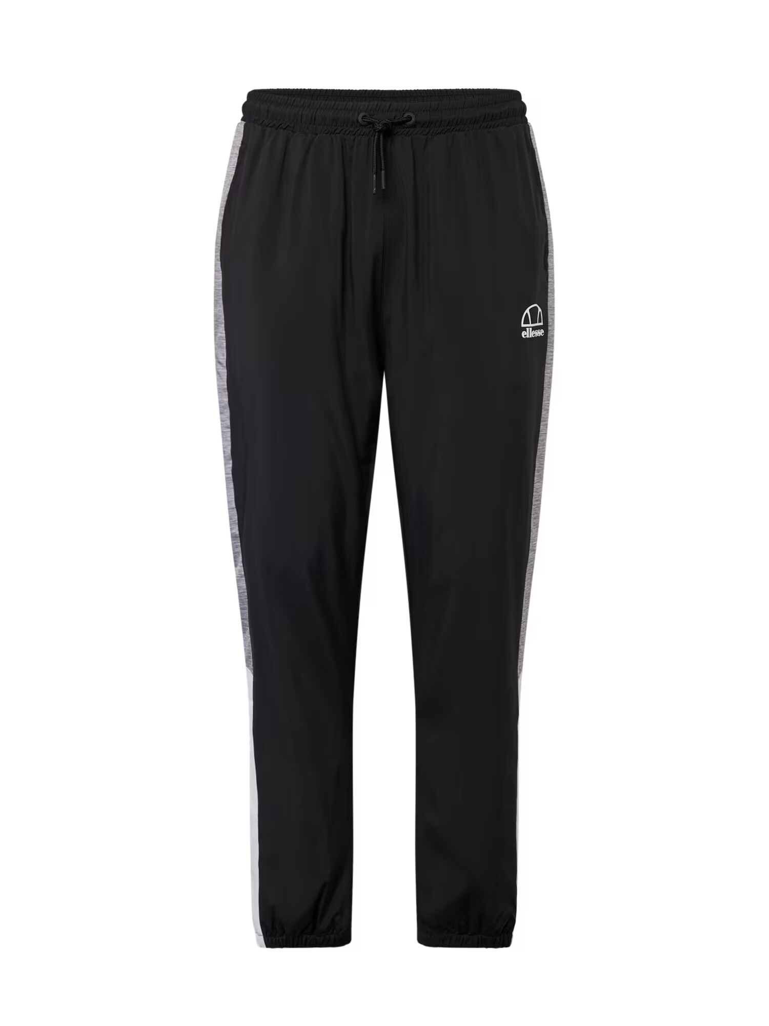 ELLESSE Pantaloni sport 'Esecuzione' gri amestecat / negru / alb - Pled.ro