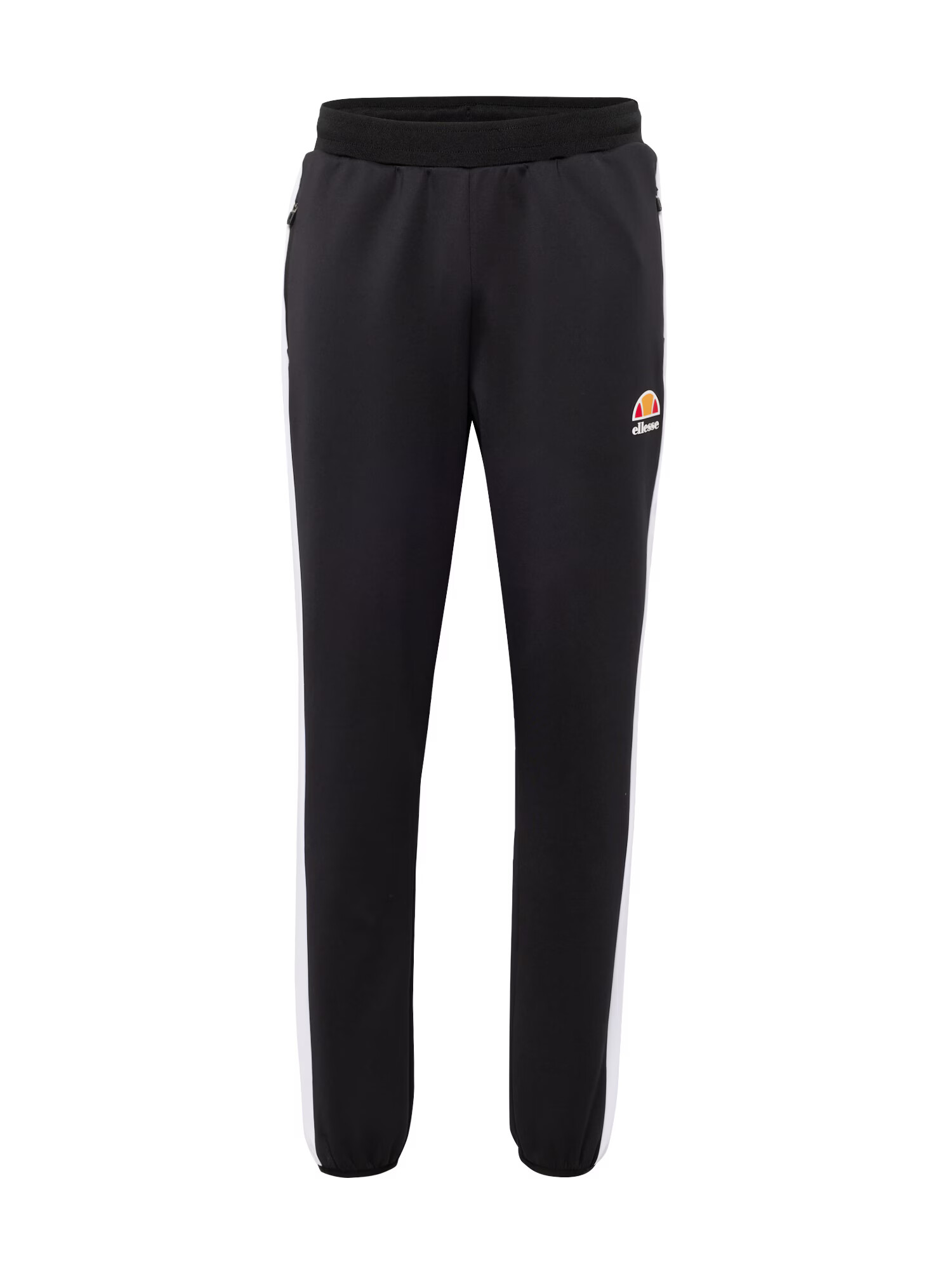 ELLESSE Pantaloni sport 'Foxio' negru / alb - Pled.ro