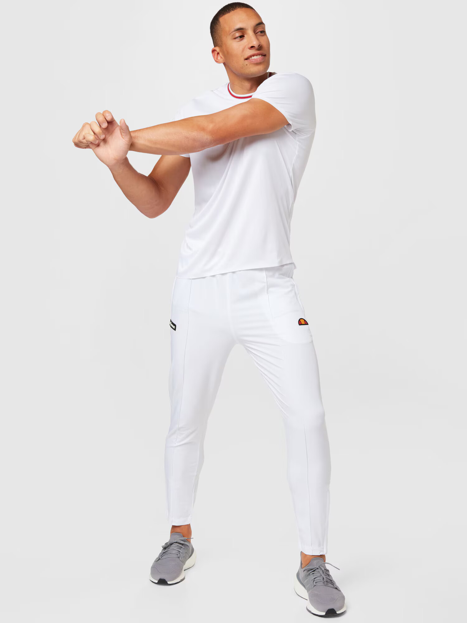 ELLESSE Pantaloni sport 'Franky' roșu / alb - Pled.ro