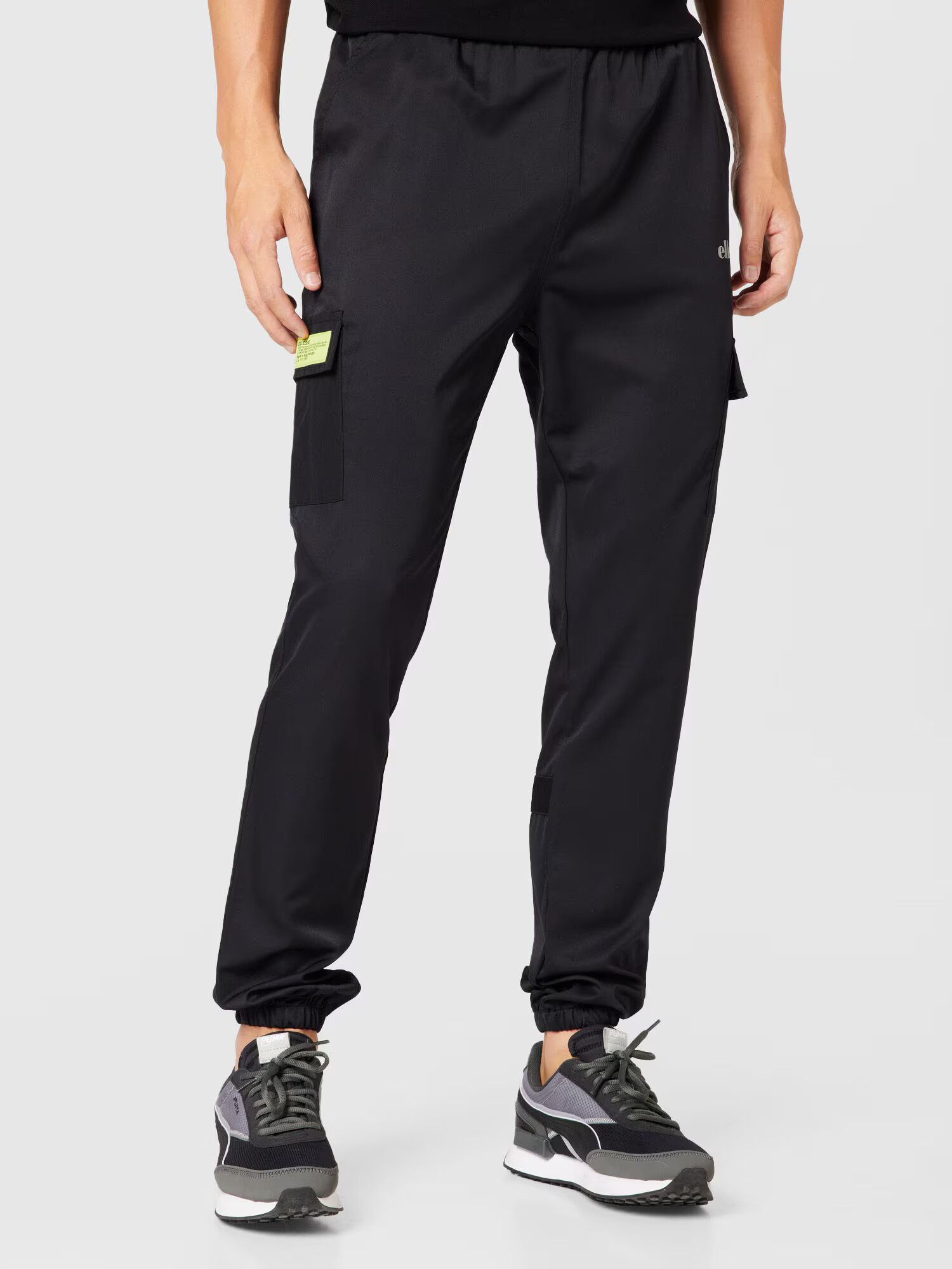 ELLESSE Pantaloni sport 'Halios' gri / negru - Pled.ro