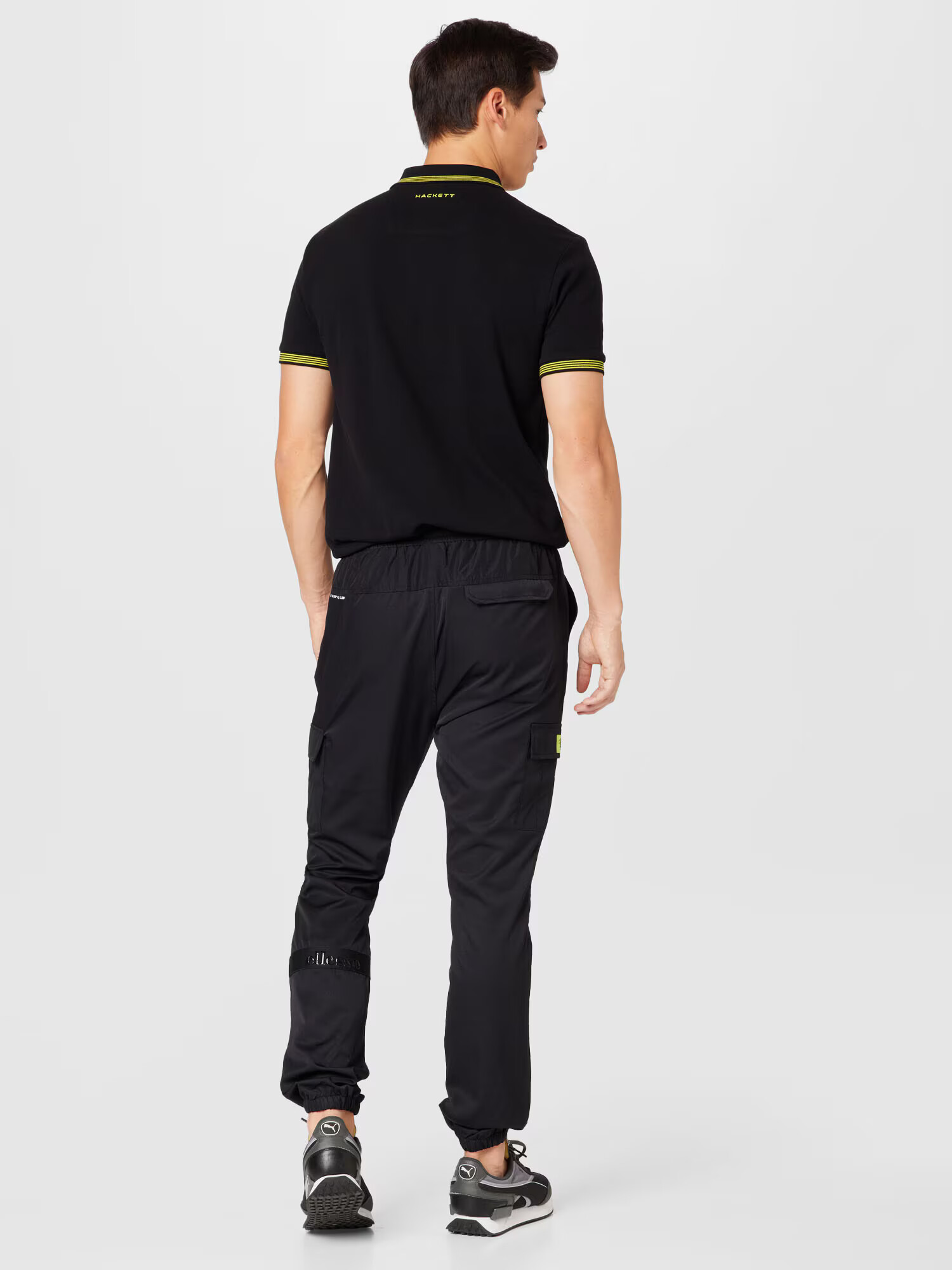 ELLESSE Pantaloni sport 'Halios' gri / negru - Pled.ro