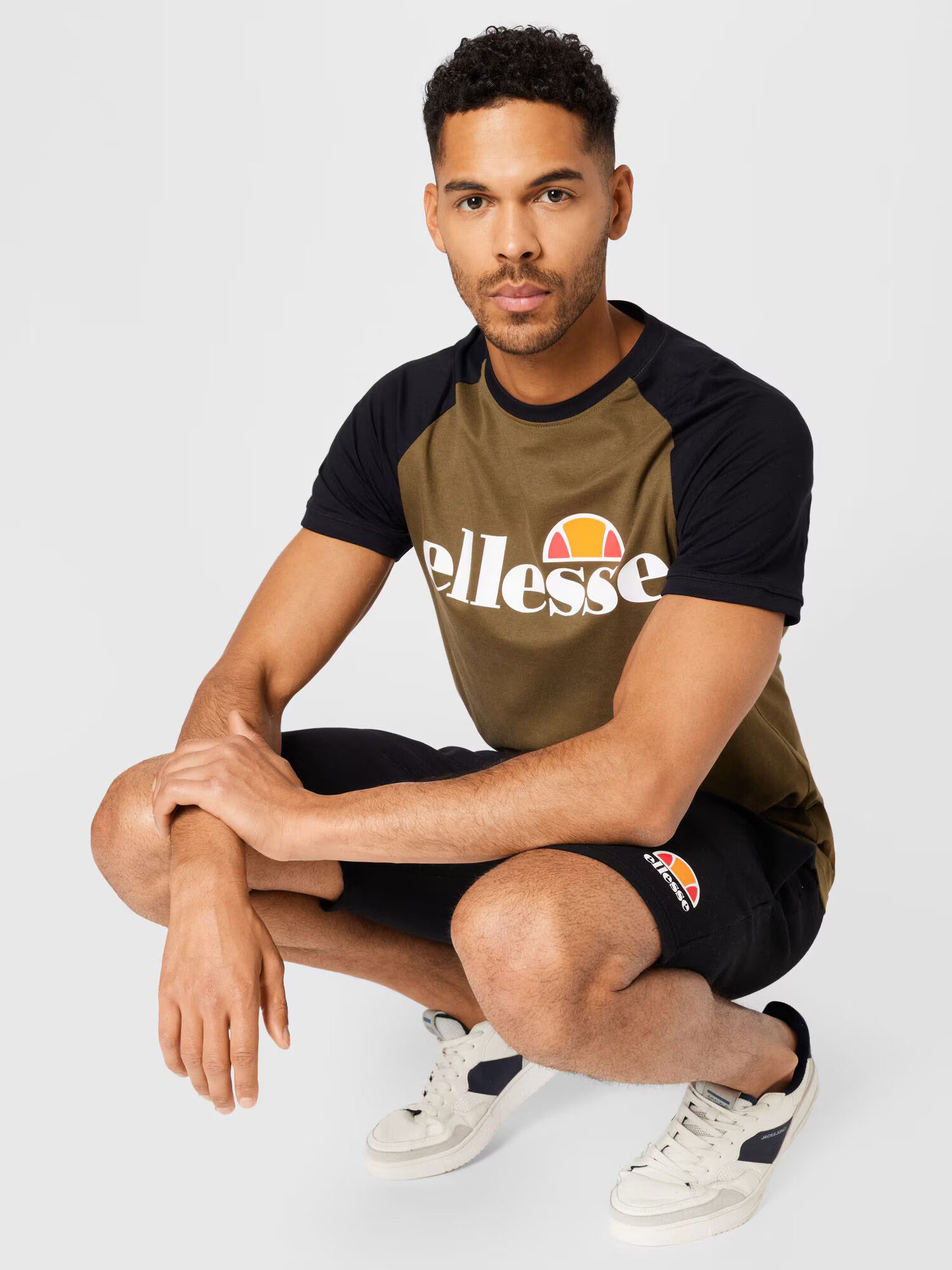 ELLESSE Pantaloni sport 'Malviva' portocaliu / roșu / negru / alb - Pled.ro