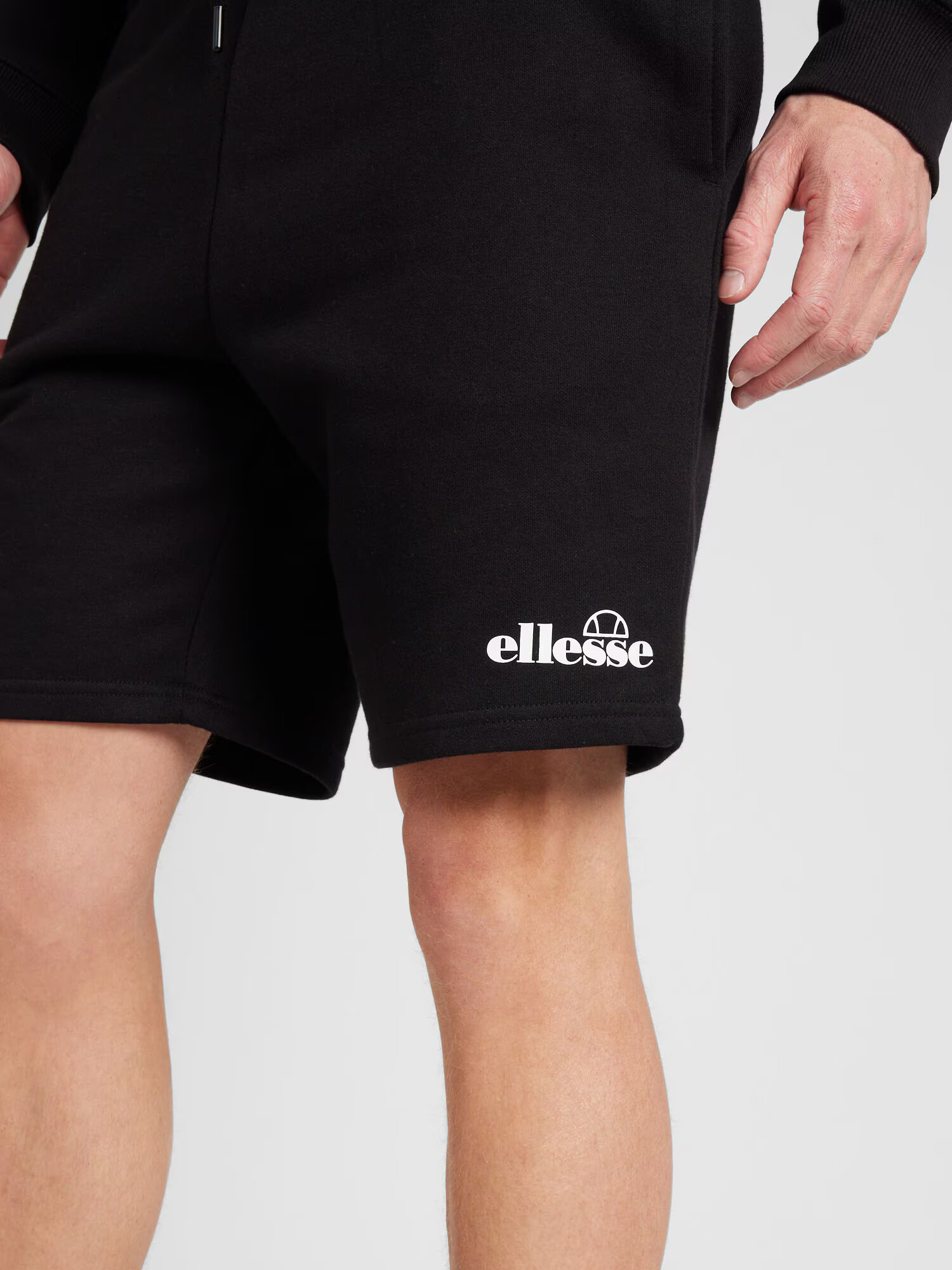 ELLESSE Pantaloni sport 'Molla' negru / alb - Pled.ro