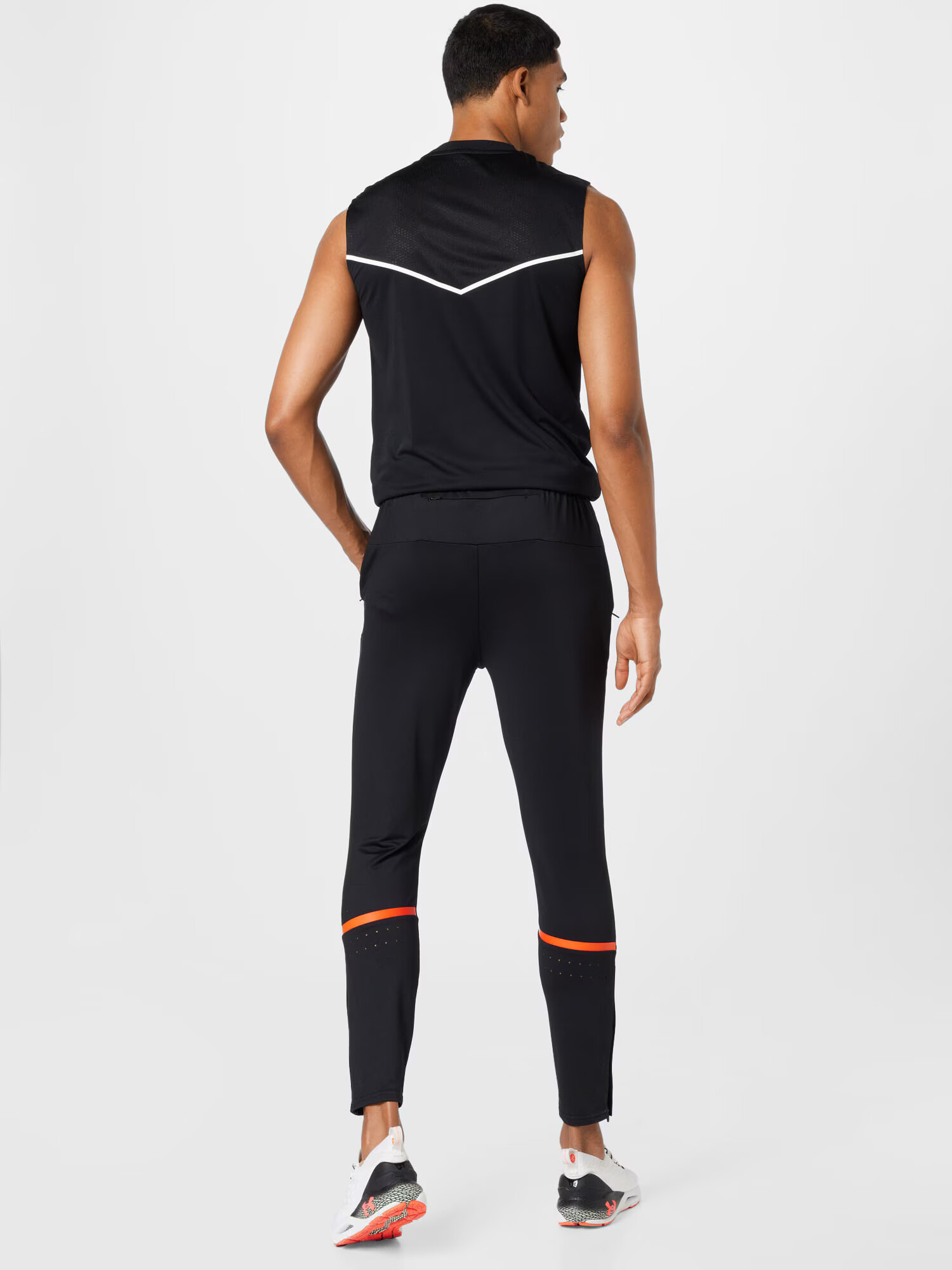 ELLESSE Pantaloni sport portocaliu / negru - Pled.ro