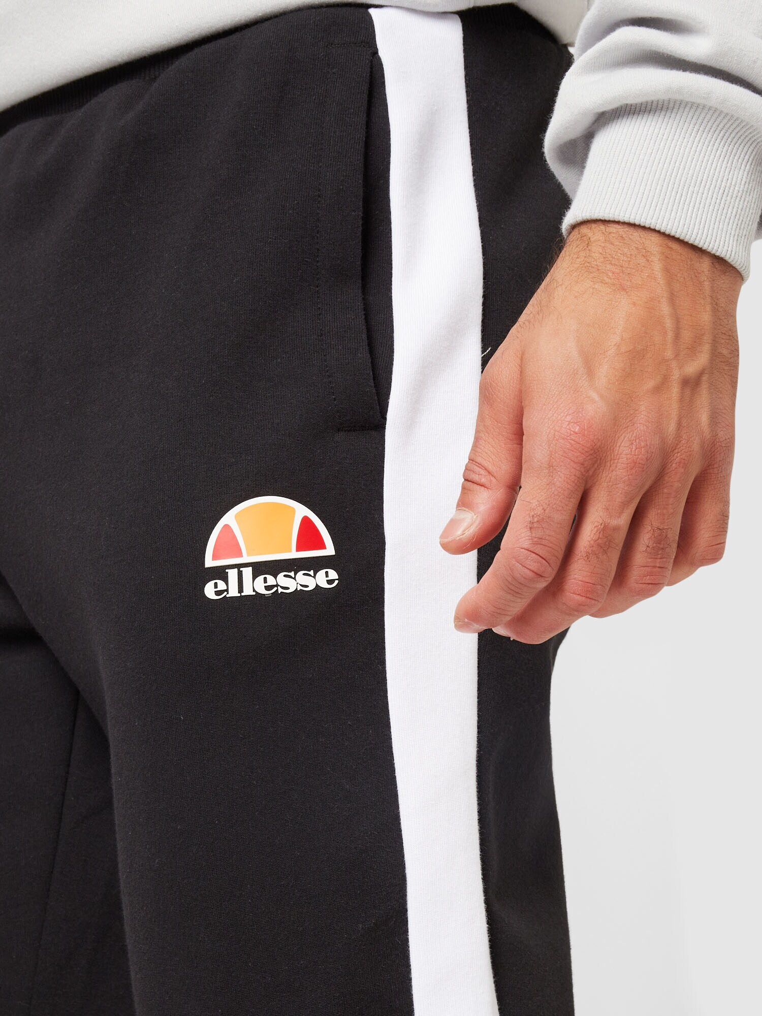 ELLESSE Pantaloni sport portocaliu / roșu / negru / alb - Pled.ro