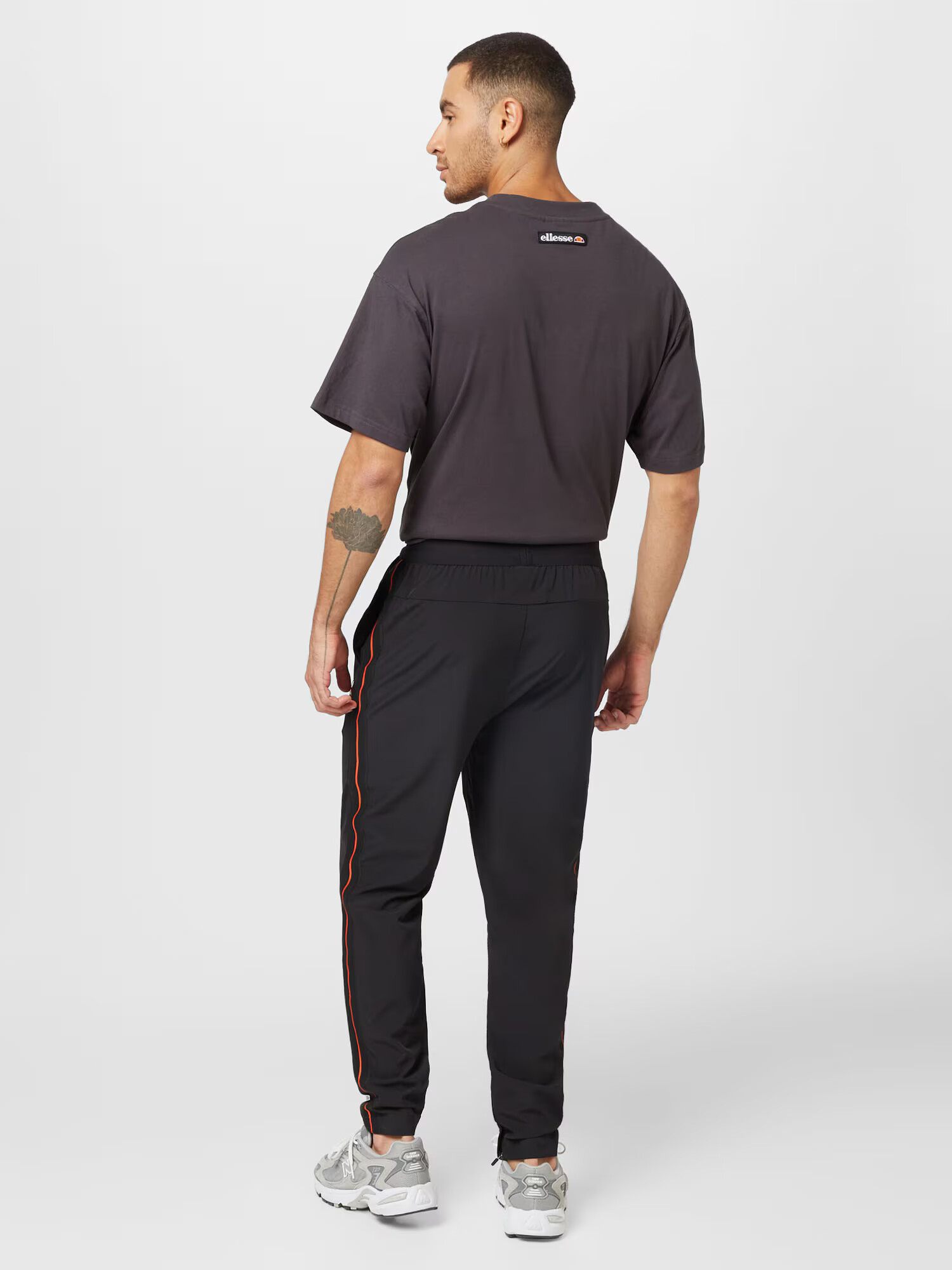 ELLESSE Pantaloni sport portocaliu / roșu / negru / alb - Pled.ro