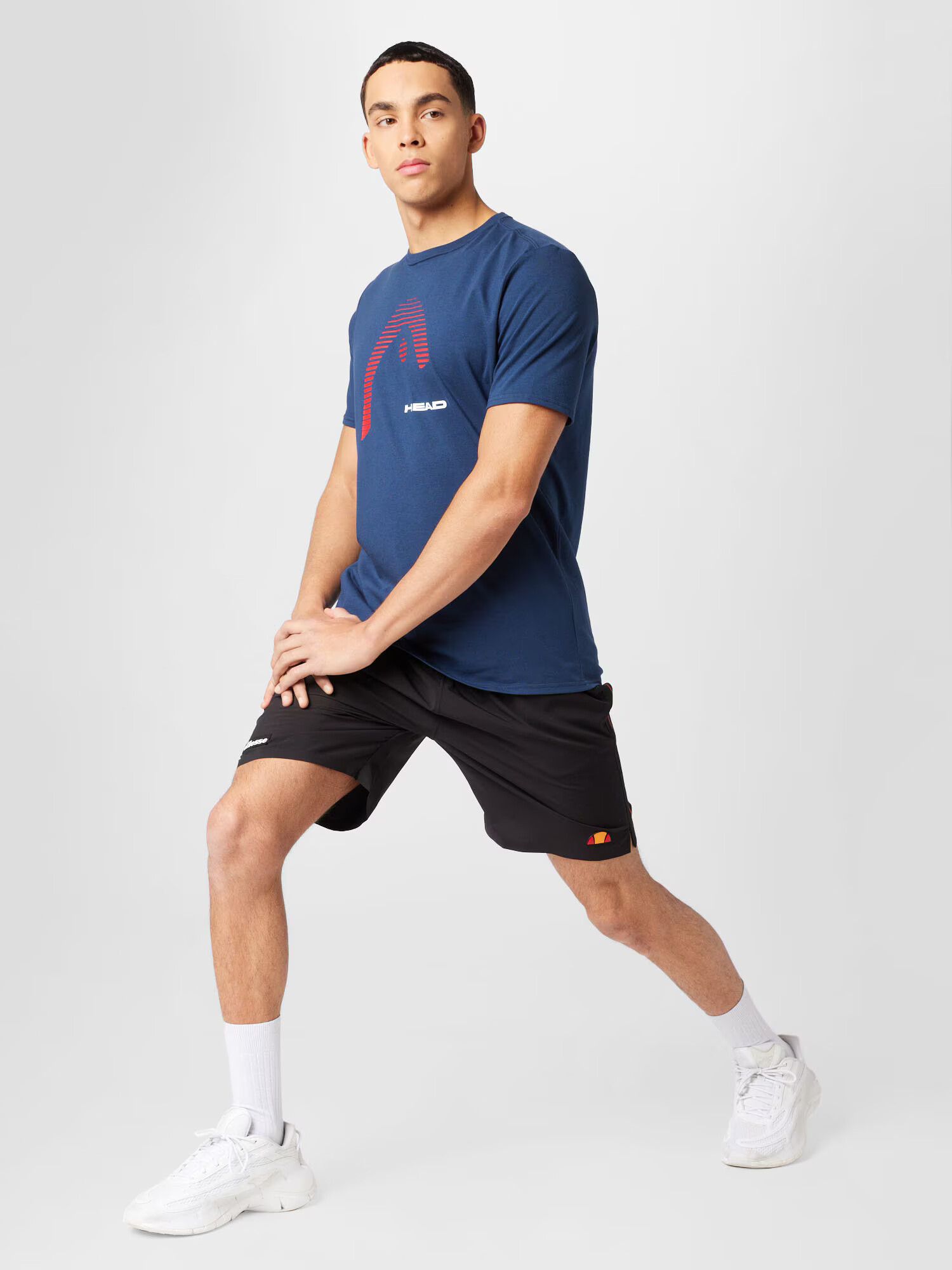 ELLESSE Pantaloni sport 'Steady' portocaliu / roșu / negru / alb - Pled.ro