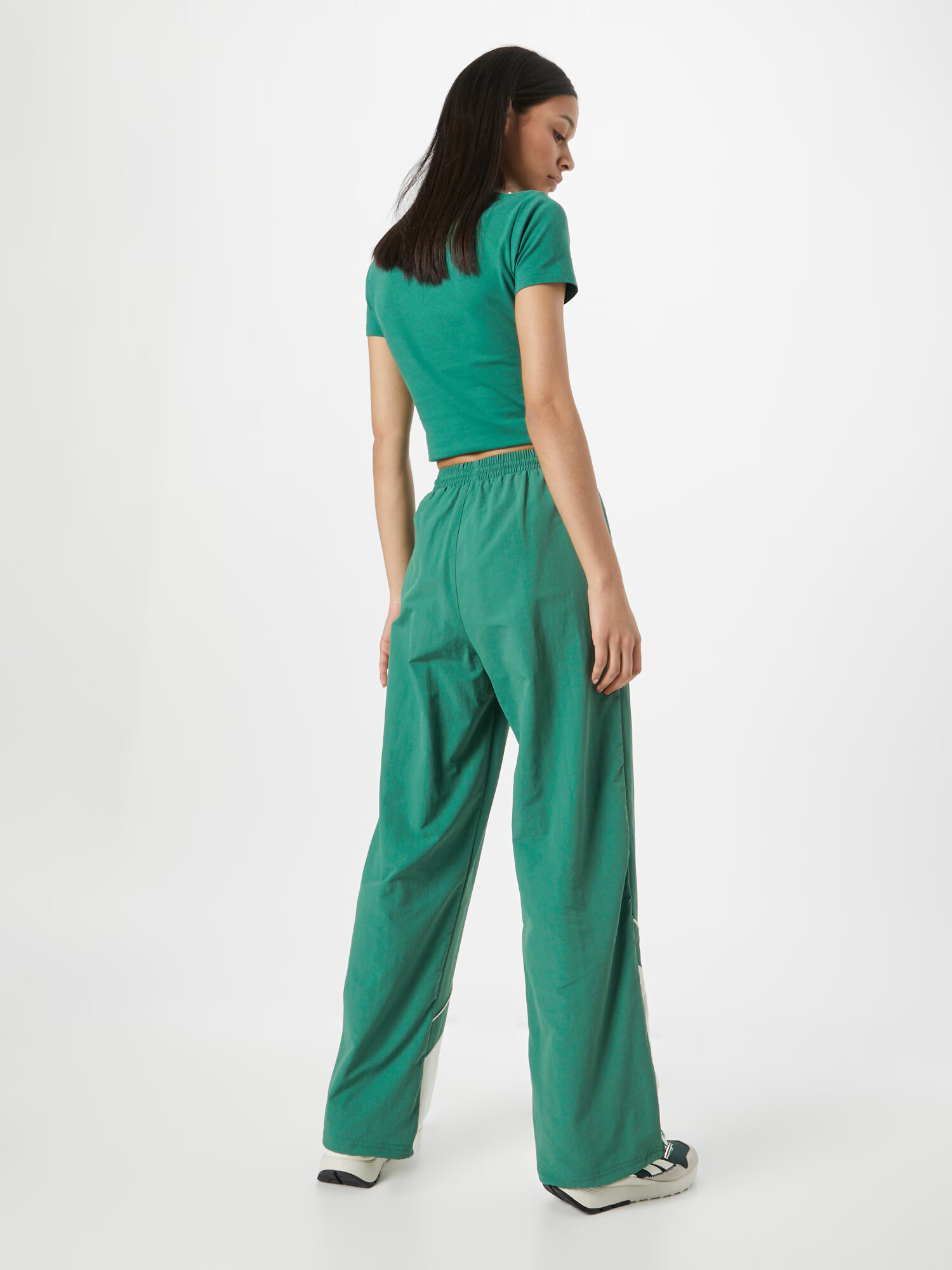 ELLESSE Pantaloni 'Talian' verde / alb - Pled.ro