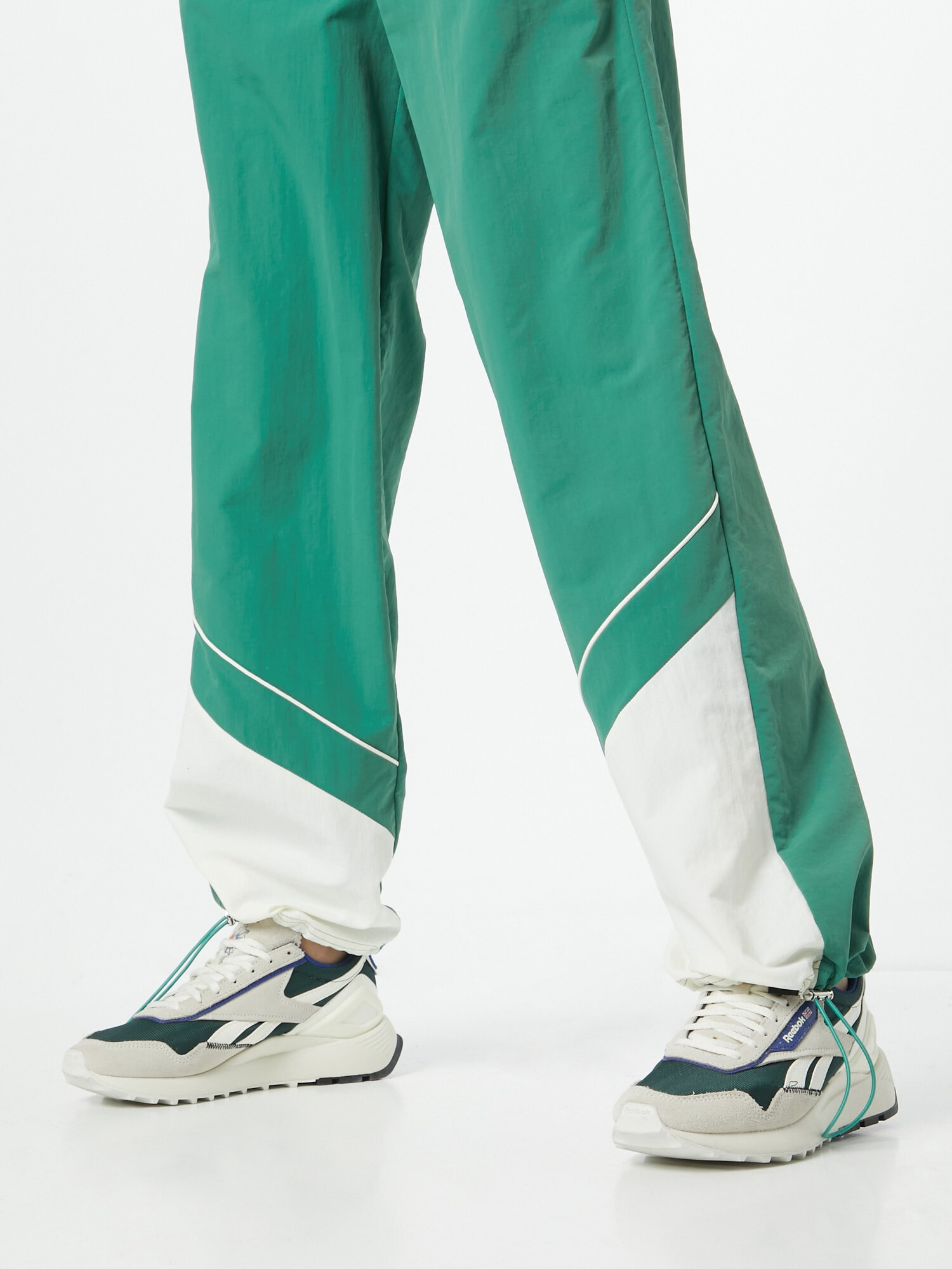 ELLESSE Pantaloni 'Talian' verde / alb - Pled.ro