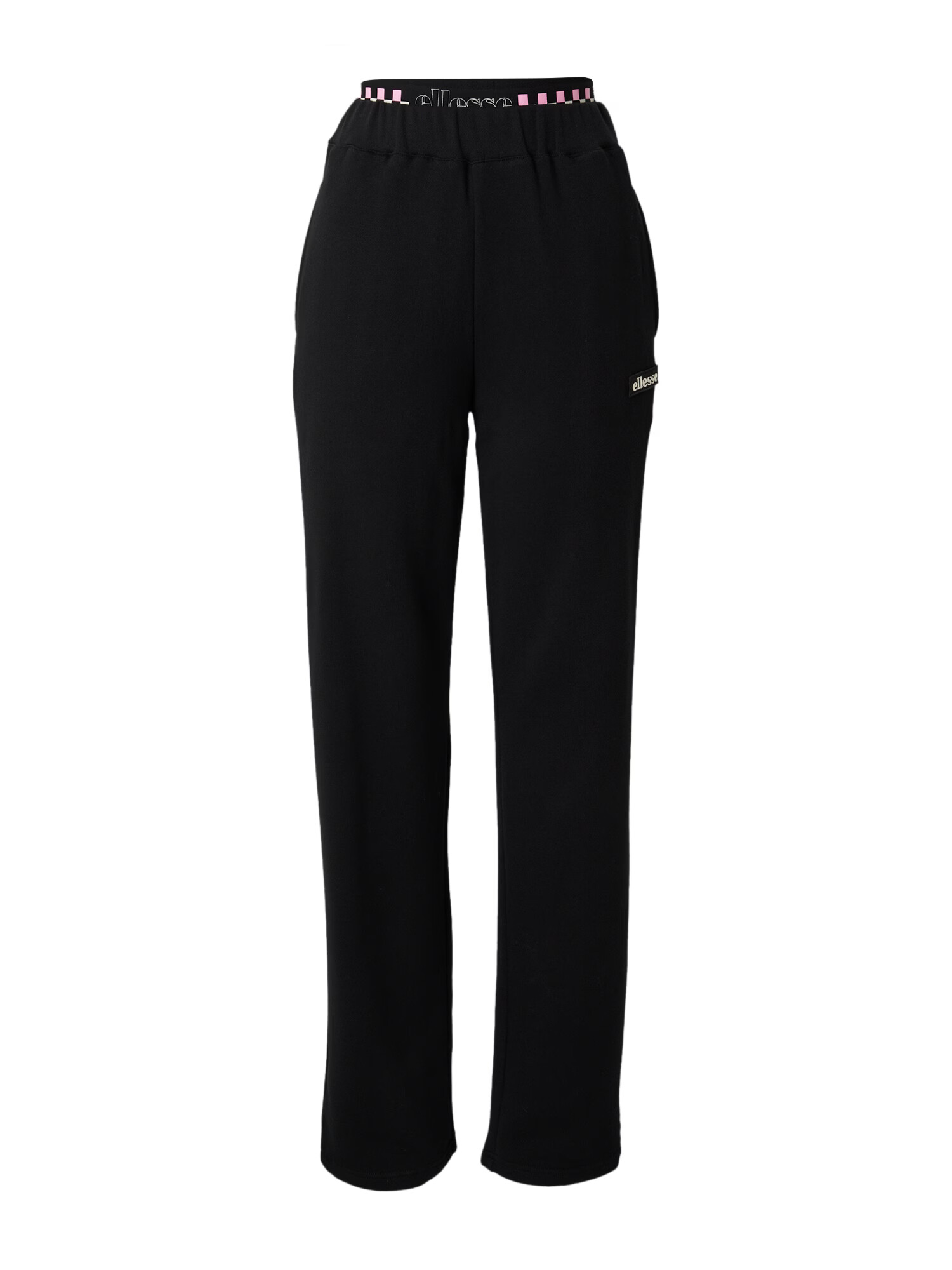 ELLESSE Pantaloni 'Vernetti' roz / negru / alb - Pled.ro