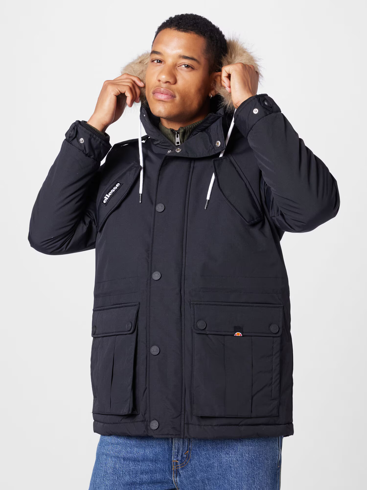 ELLESSE Parka de iarnă 'Blizzard' negru - Pled.ro