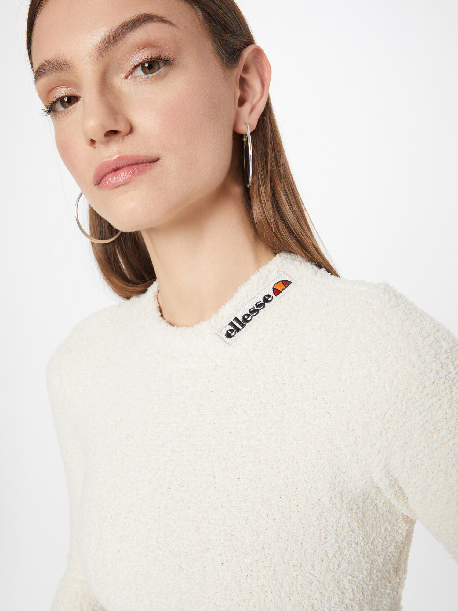 ELLESSE Pulover negru / alb murdar - Pled.ro