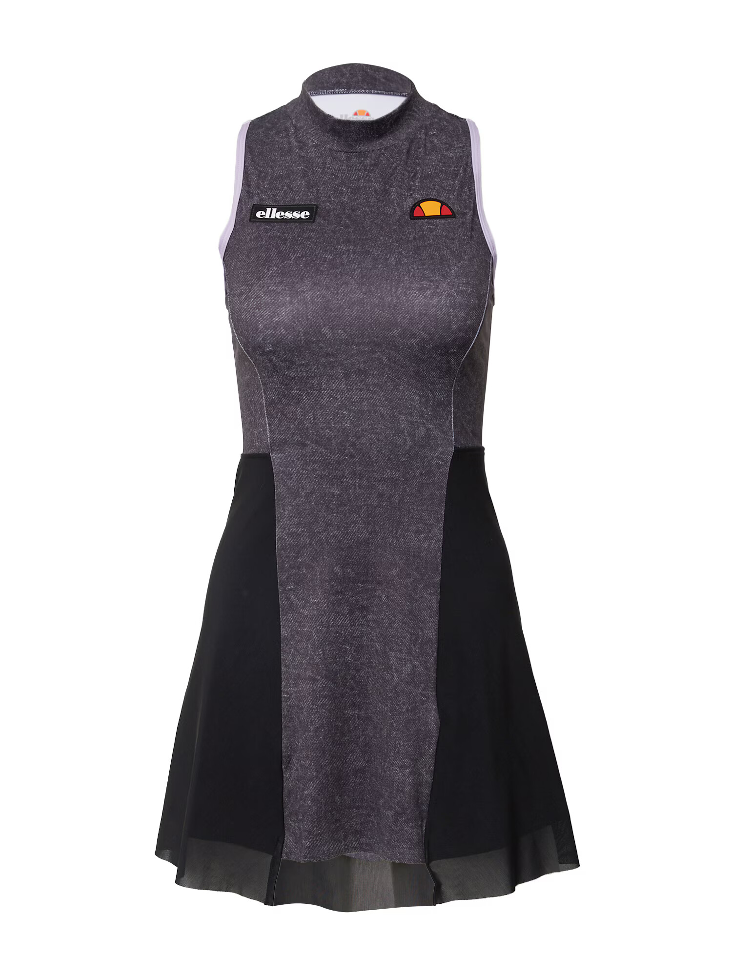 ELLESSE Rochie sport 'Teasel' lila / negru / negru denim - Pled.ro