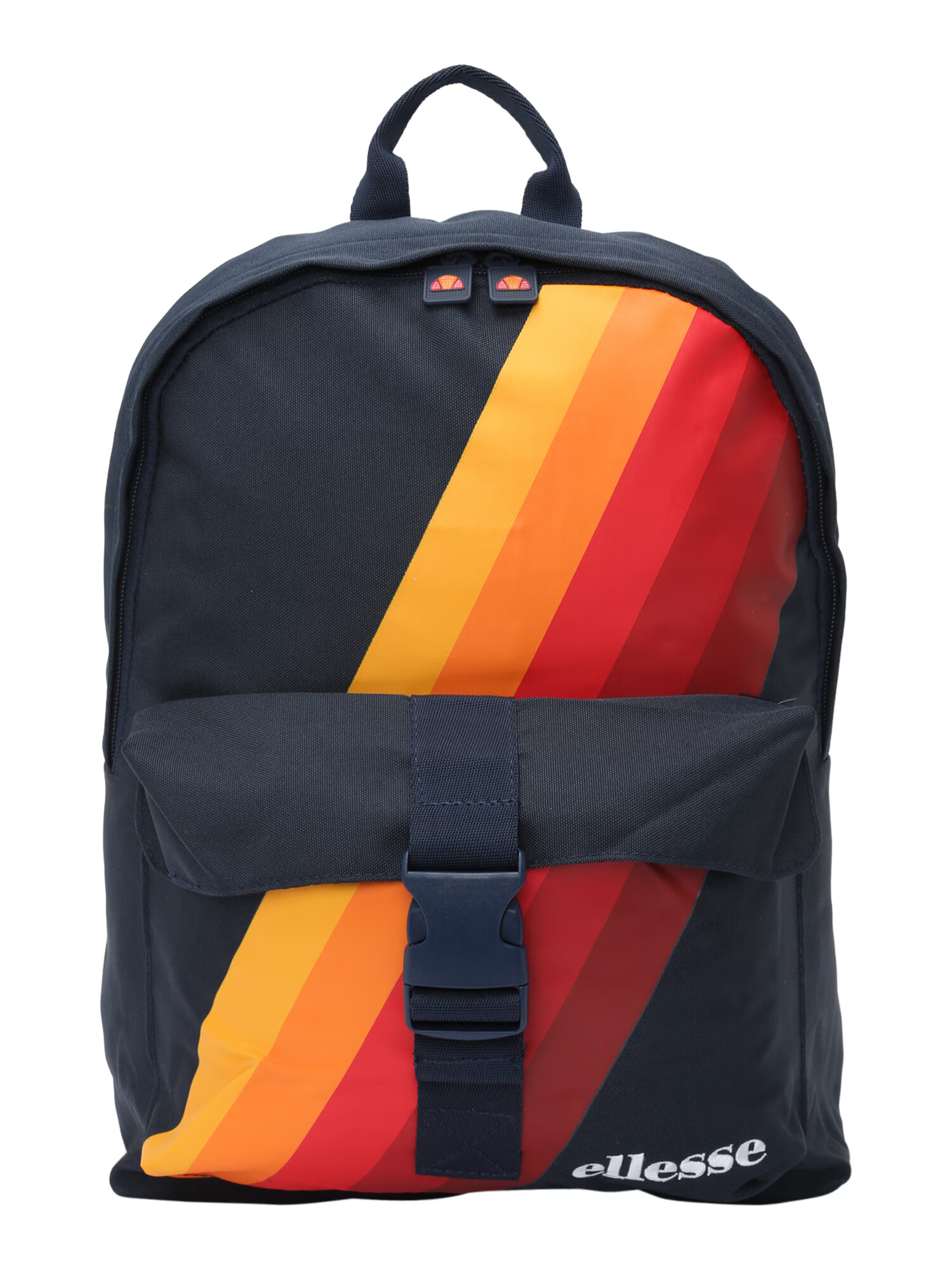 ELLESSE Rucsac 'Banio' bleumarin / portocaliu / roșu / alb - Pled.ro