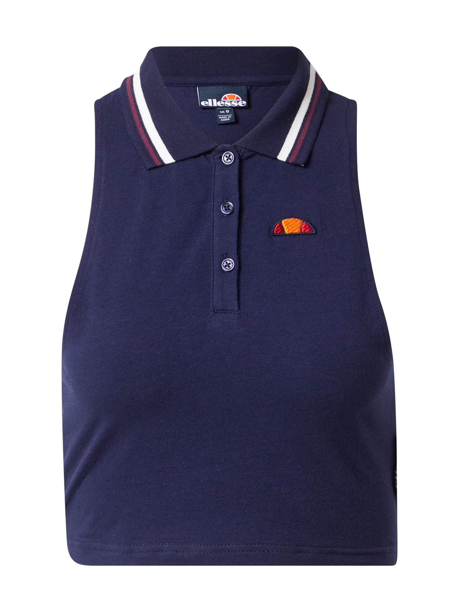 ELLESSE Top bleumarin / portocaliu / roșu / roșu burgundy / alb - Pled.ro