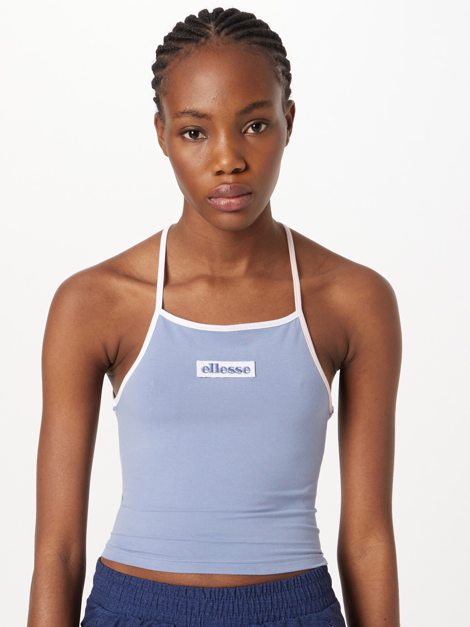 ELLESSE Top 'Elevato' albastru fumuriu / roz / alb - Pled.ro