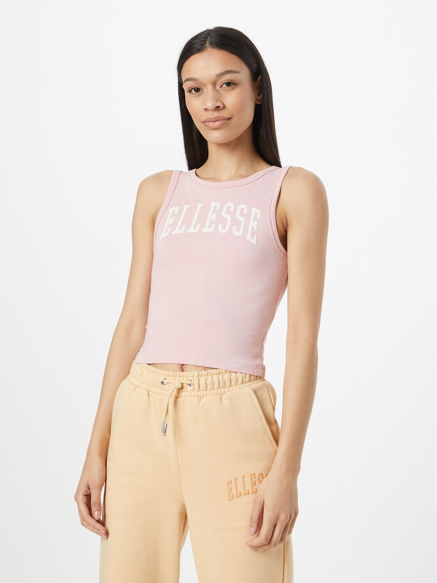 ELLESSE Top 'Fliss' roz deschis / alb murdar - Pled.ro