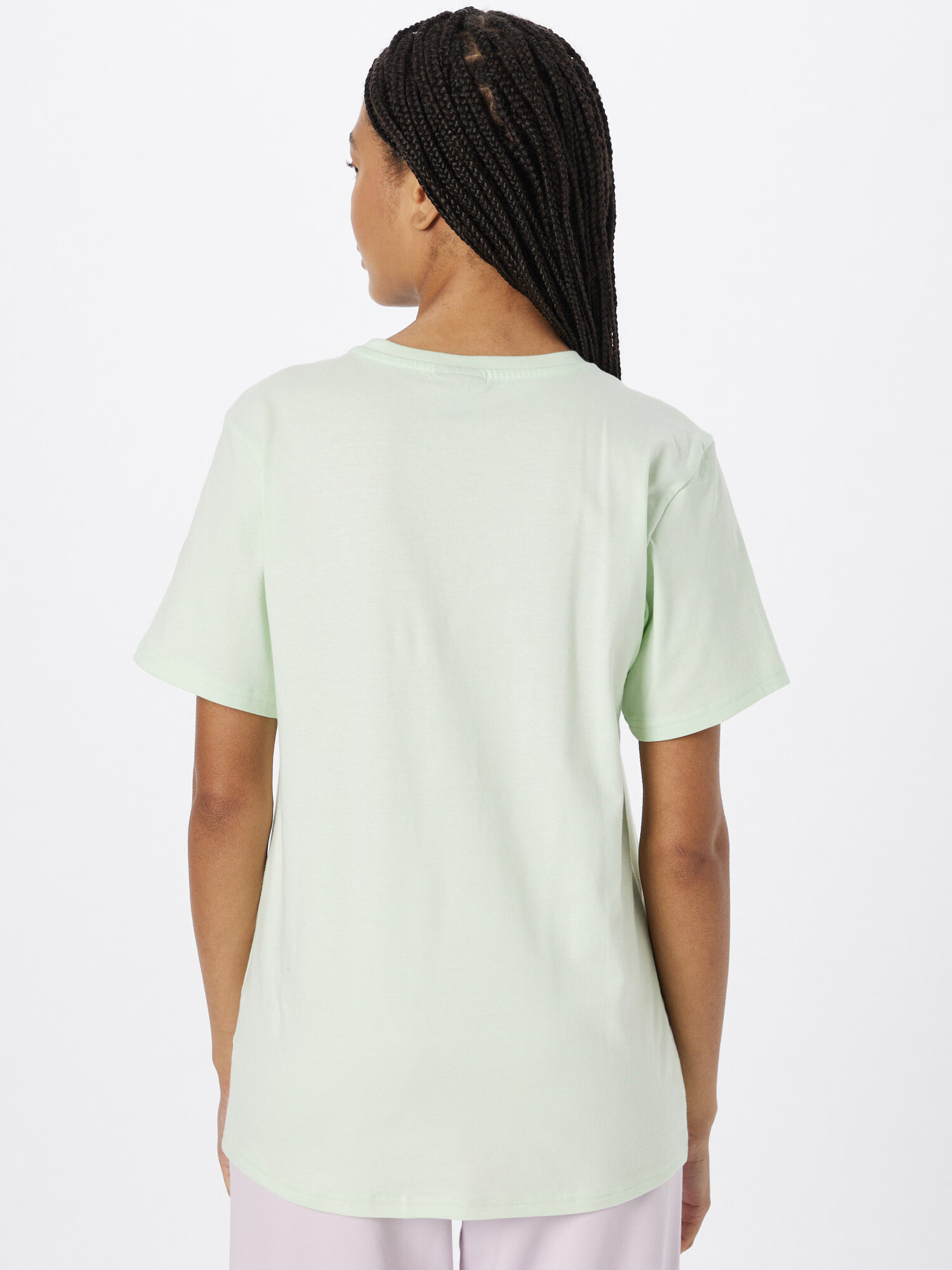 ELLESSE Tricou 'Acquisto' verde pastel / alb - Pled.ro