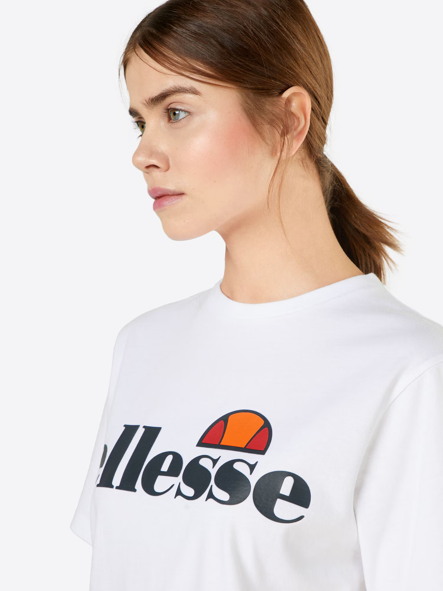 ELLESSE Tricou 'Albany' portocaliu / roșu / negru / alb - Pled.ro