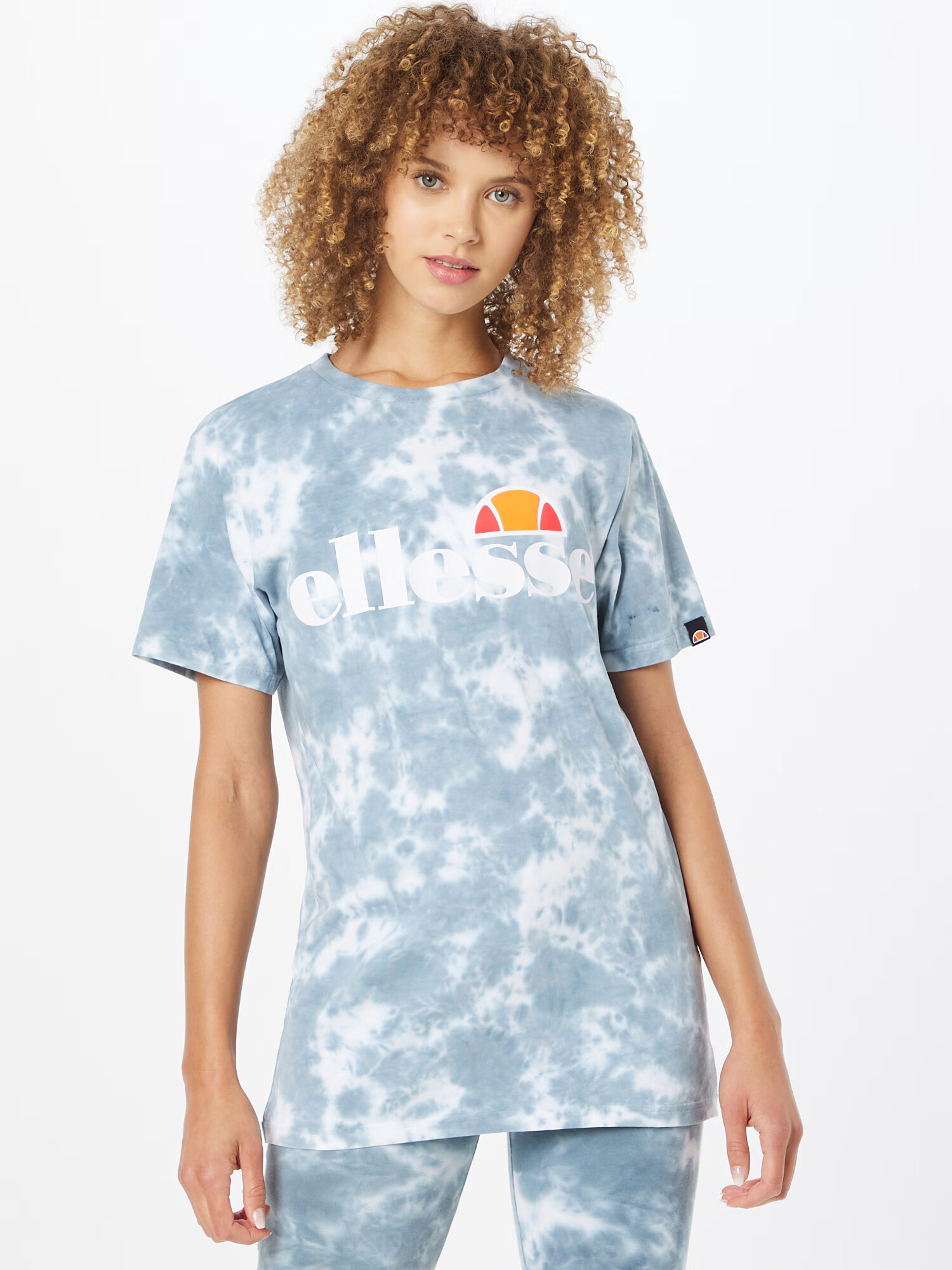 ELLESSE Tricou albastru pastel / portocaliu mandarină / roșu rodie / alb - Pled.ro